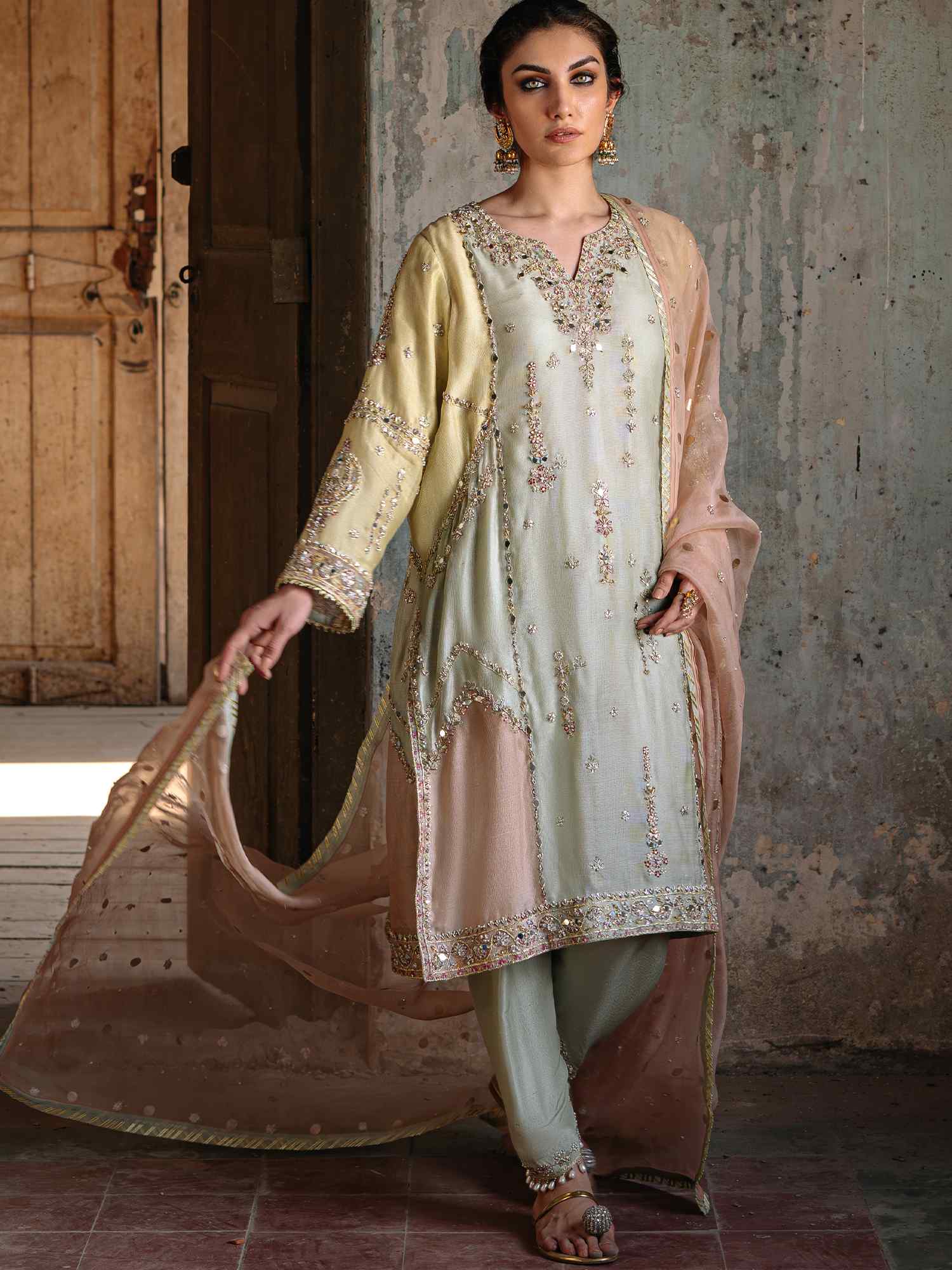 ALISHA, DUPATTA & SKINNY SHALWAR - Image 3