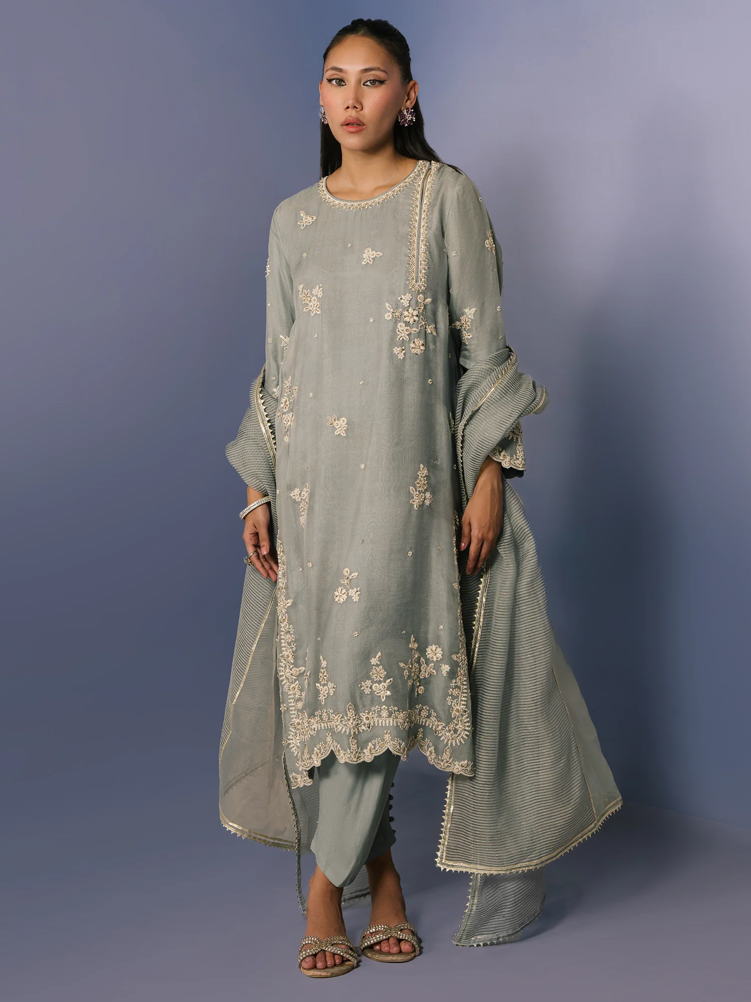 ALISHA, SKINNY SHALWAR & DUPATTA