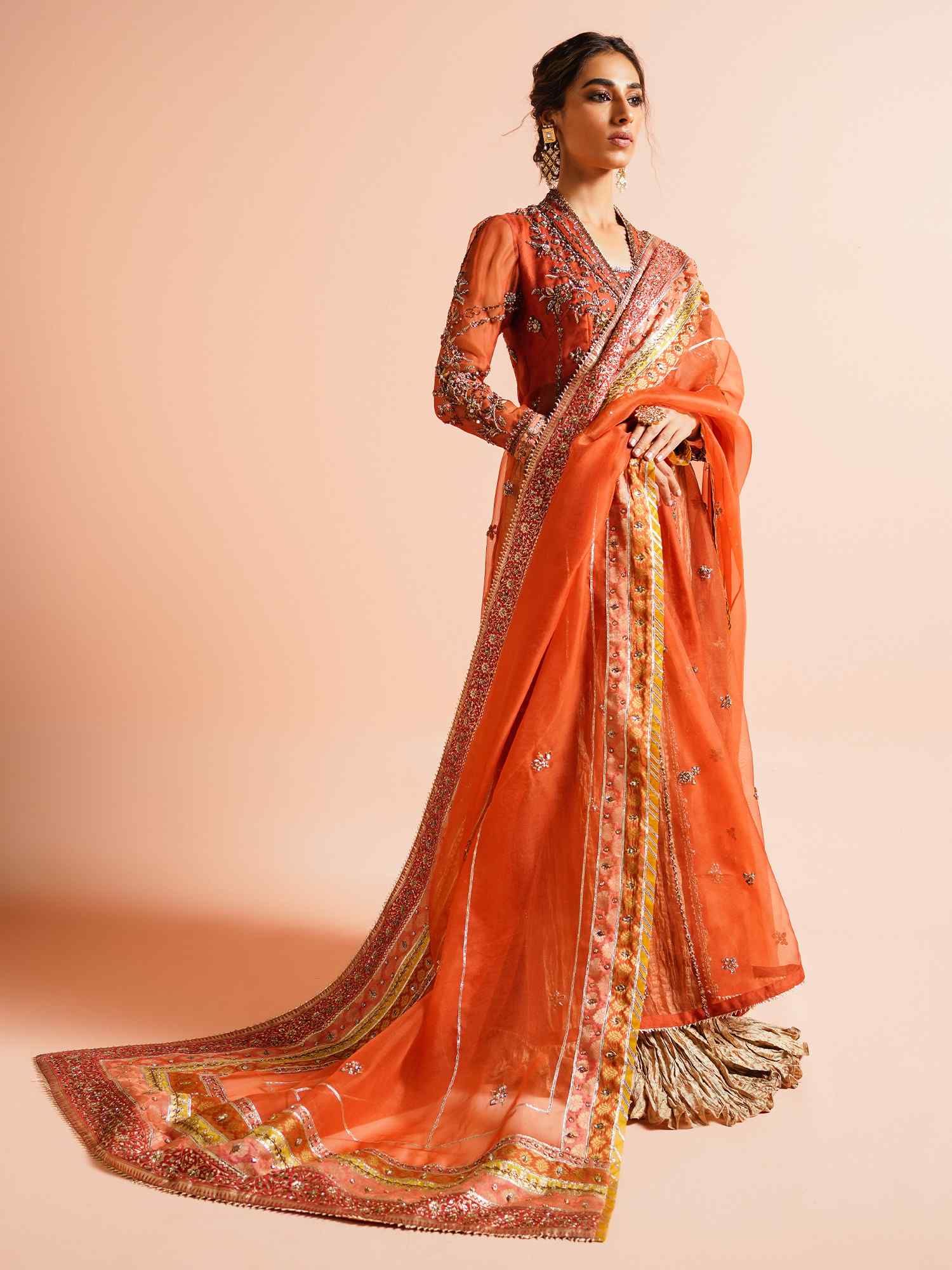 ANGARKHA, DUPATTA & LEHENGA - Image 4