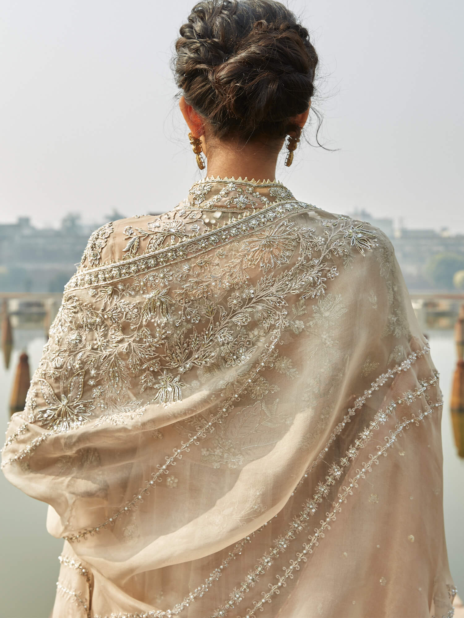 ANGARKHA, SWIRLY LEHENGA & DUPATTA - Image 3