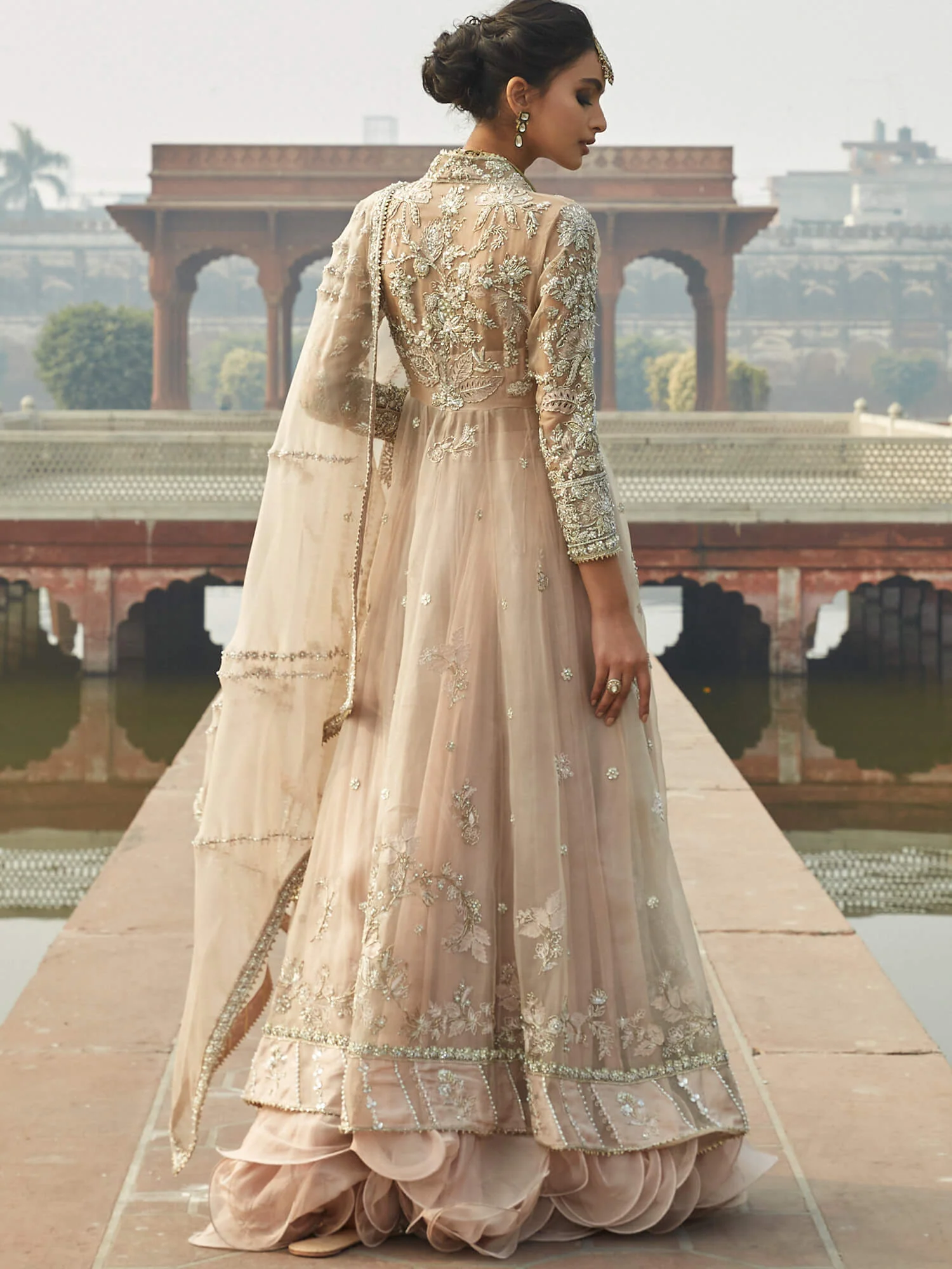 ANGARKHA, SWIRLY LEHENGA & DUPATTA - Image 5