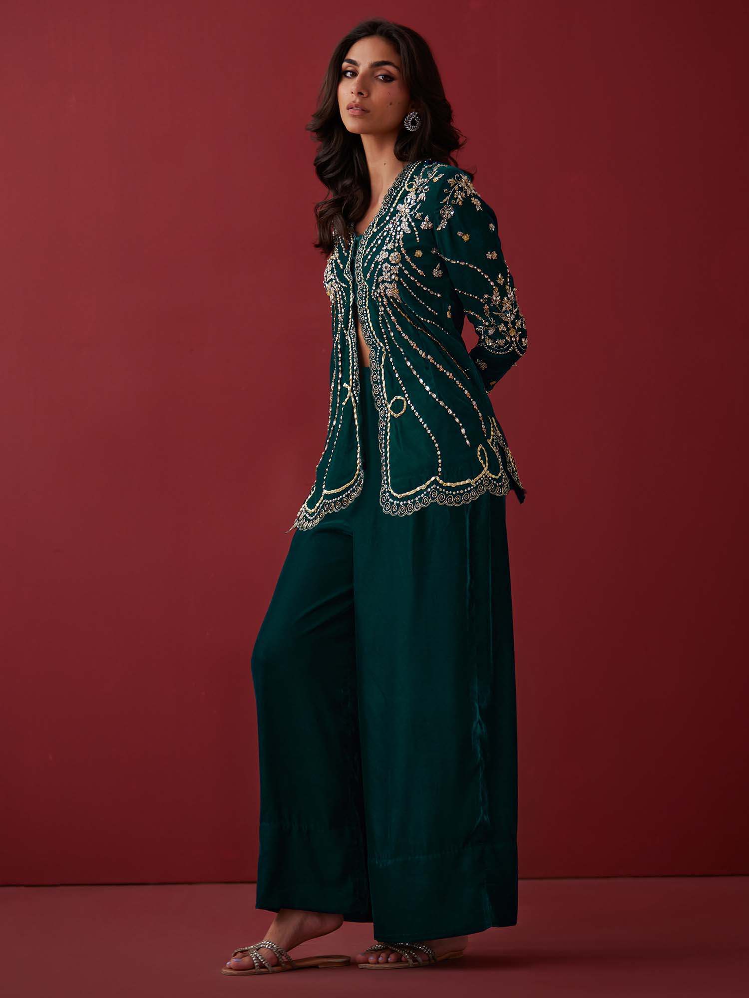 BELTED JACKET & CULOTTES - Image 4