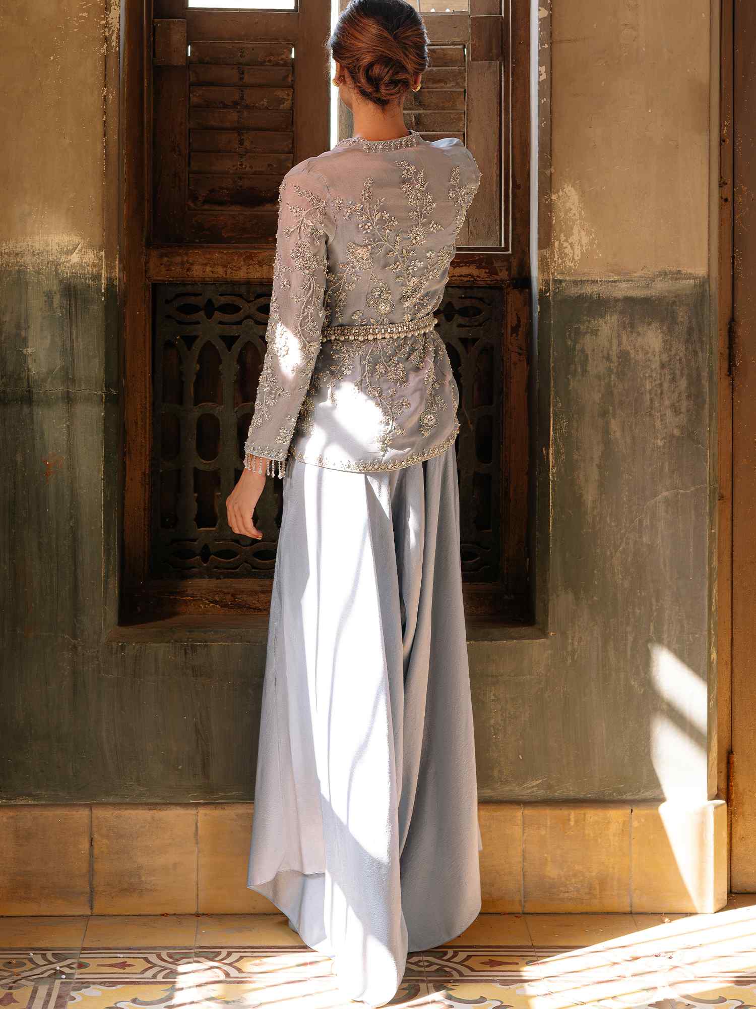 BELTED JACKET, BLOUSE & PANTS - Image 4