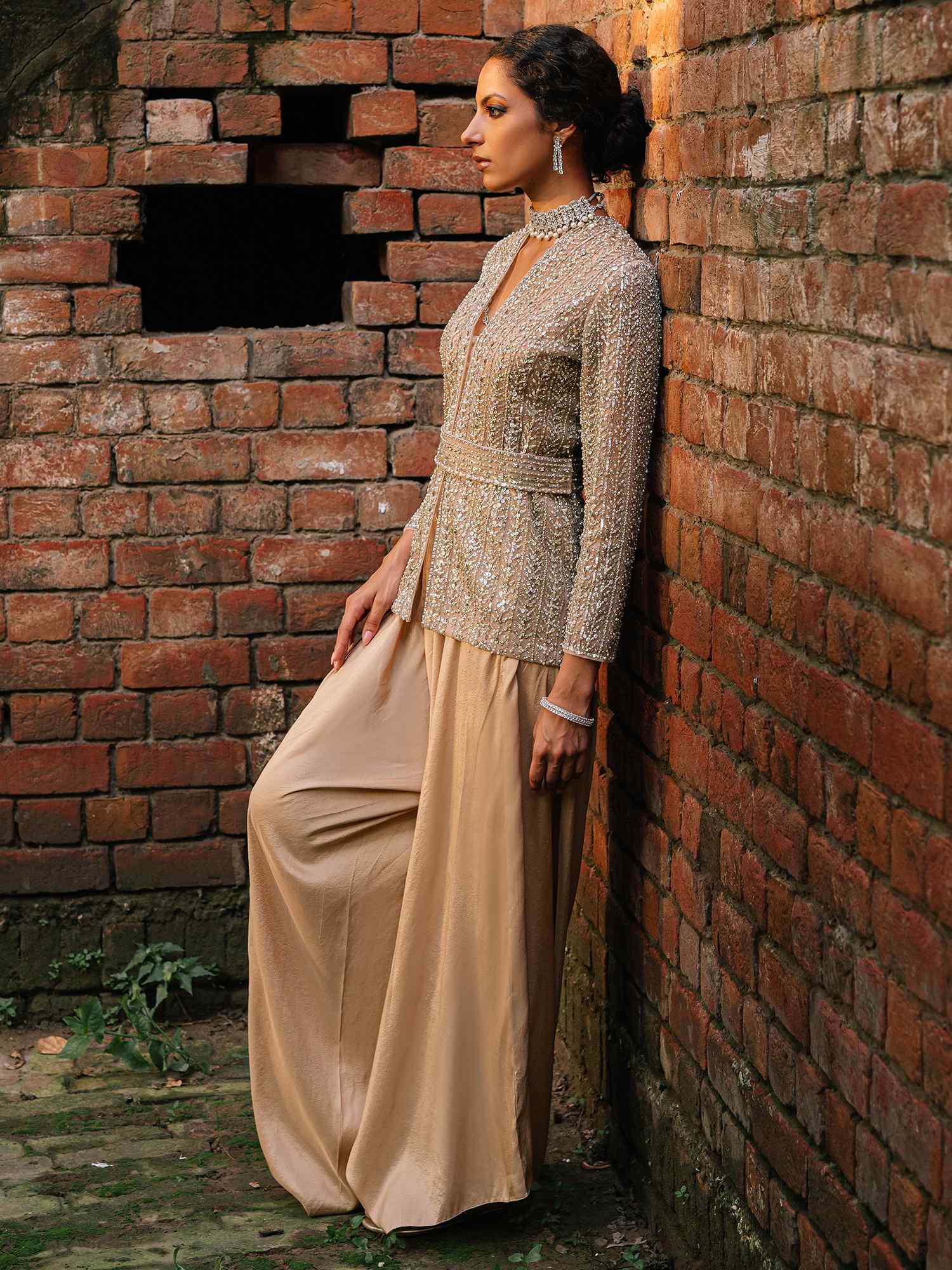 BELTED JACKET & PANTS - Image 3