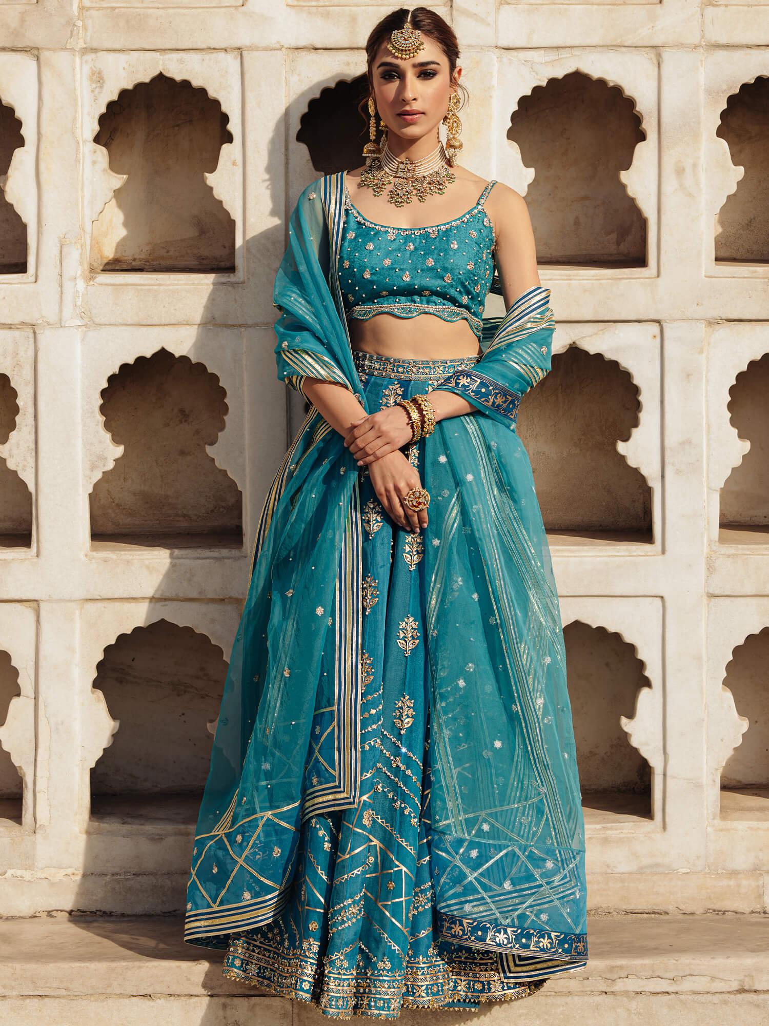BLOUSE, GHAGRA & DUPATTA - Image 3