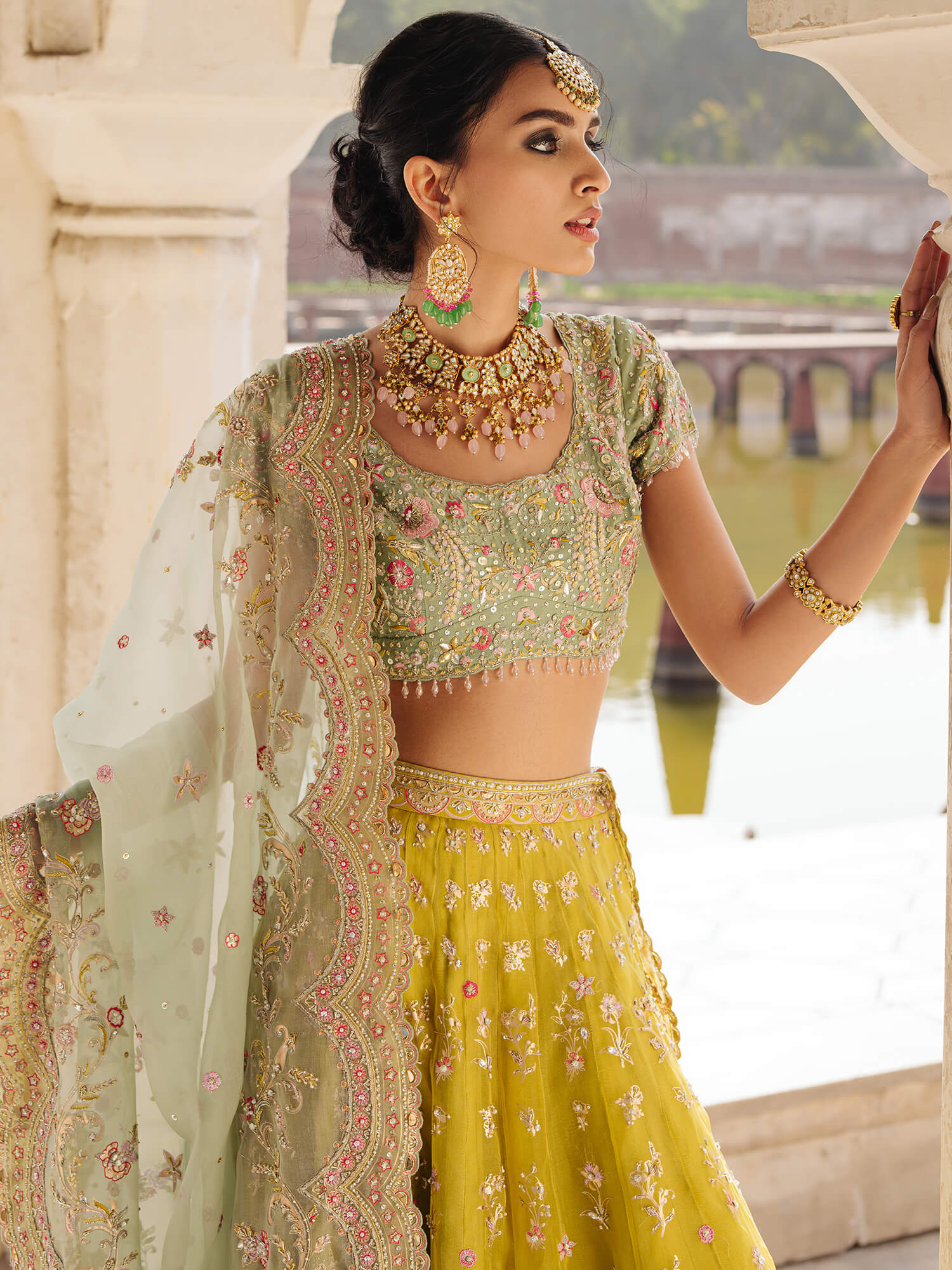 BLOUSE, GHAGRA & DUPATTA - Image 2