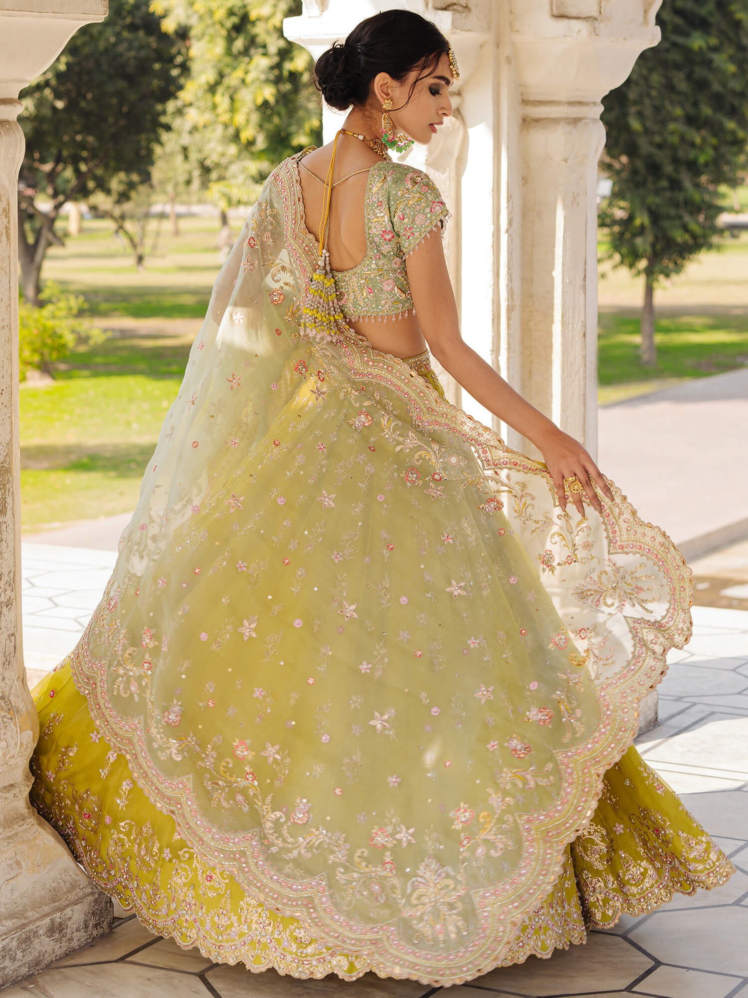 BLOUSE, GHAGRA & DUPATTA - Image 3