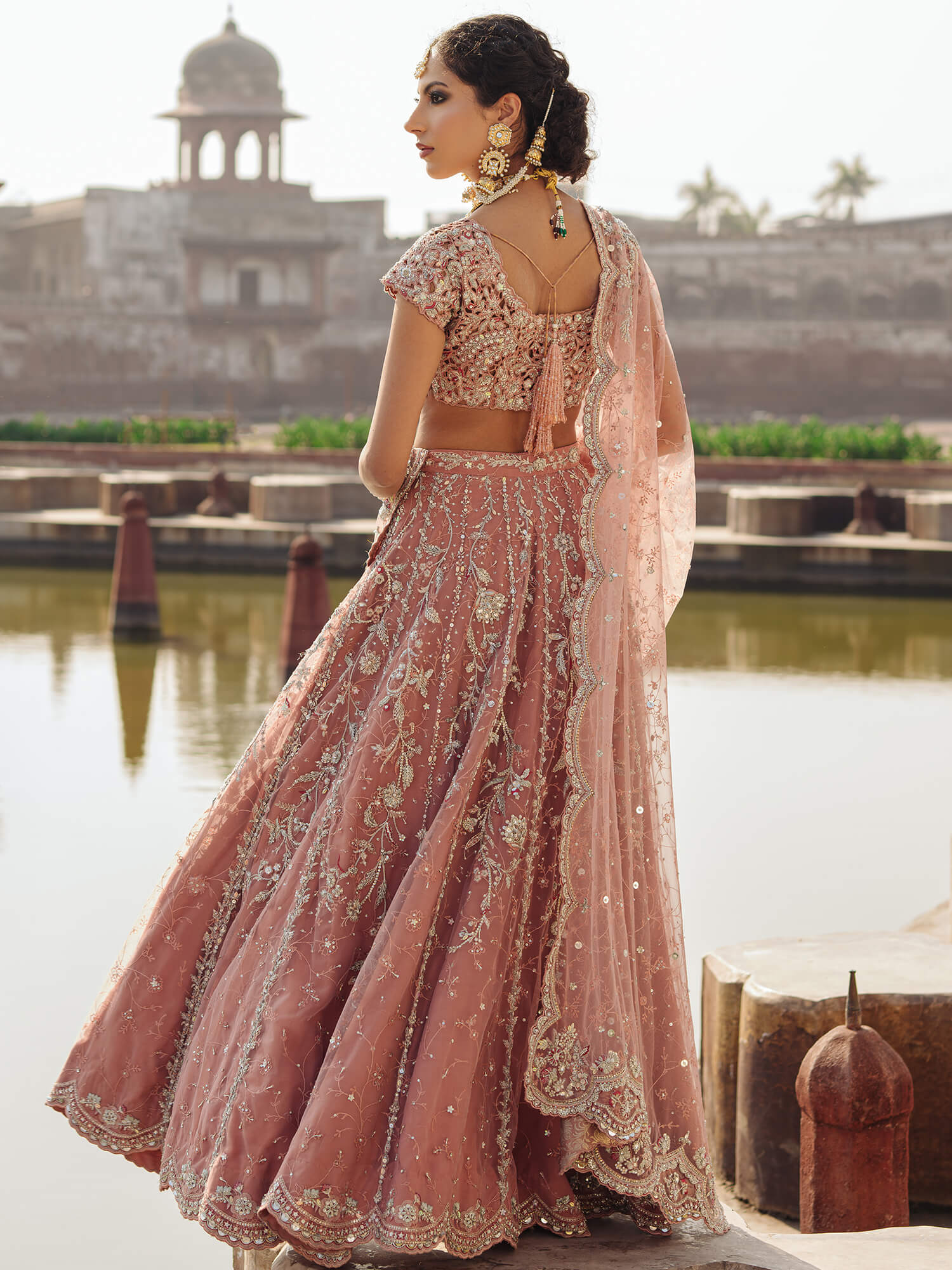 BLOUSE, LEHENGA & DUPATTA - Image 4