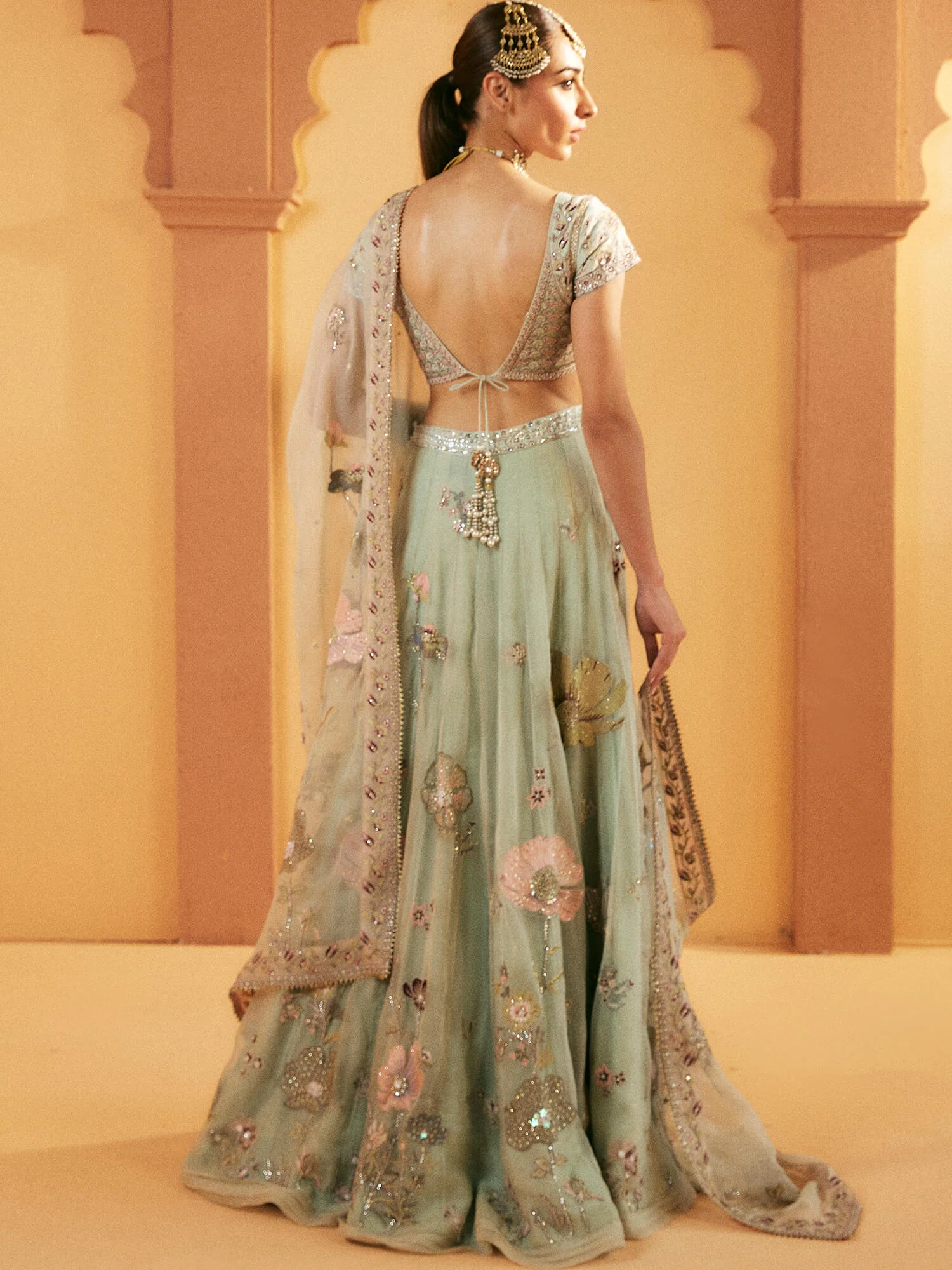 BLOUSE, LEHENGA & DUPATTA - Image 4