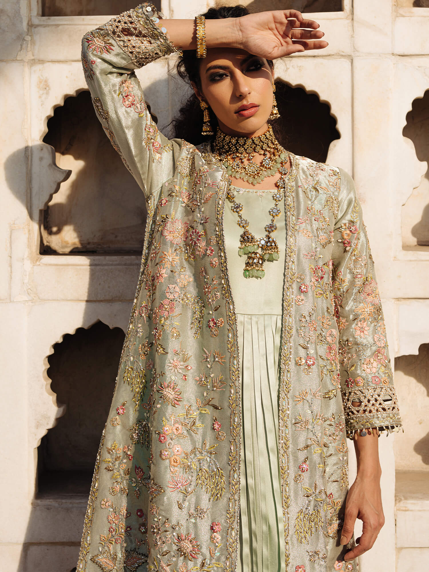 BORGIA COAT & BANDED DRESS - Image 2