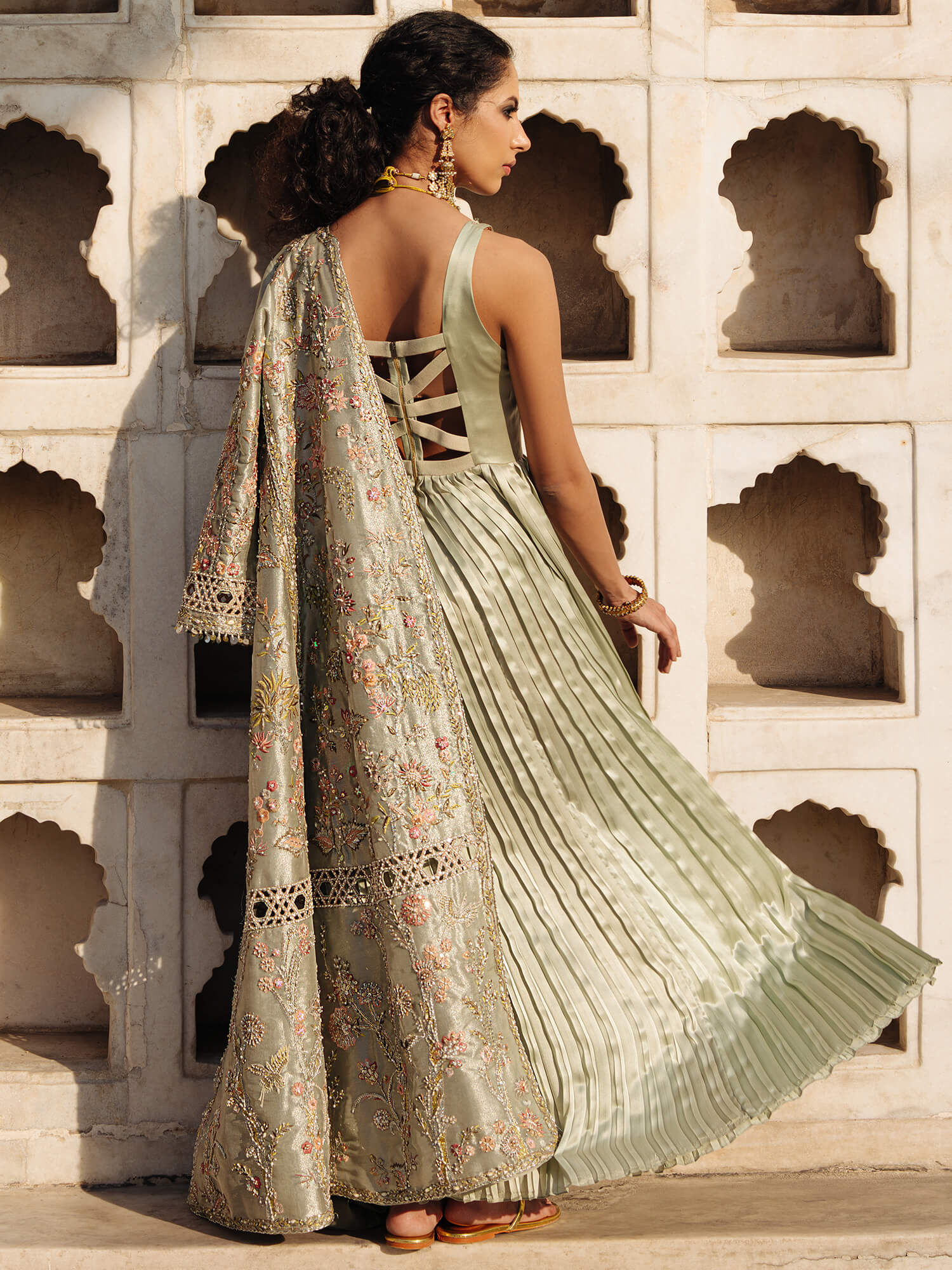 BORGIA COAT & BANDED DRESS - Image 4