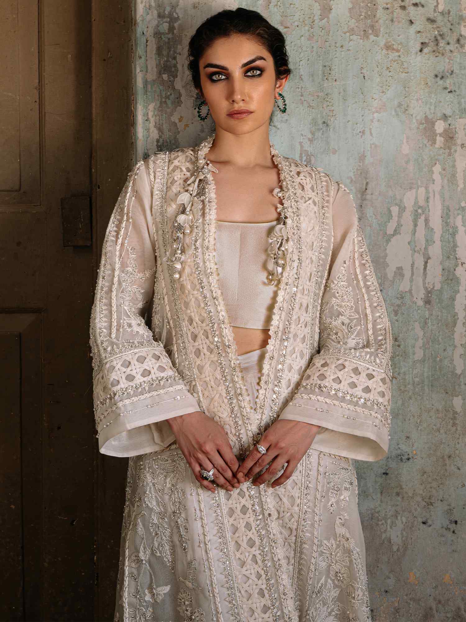 BORGIA COAT, BLOUSE & TAPERED TROUSERS - Image 2
