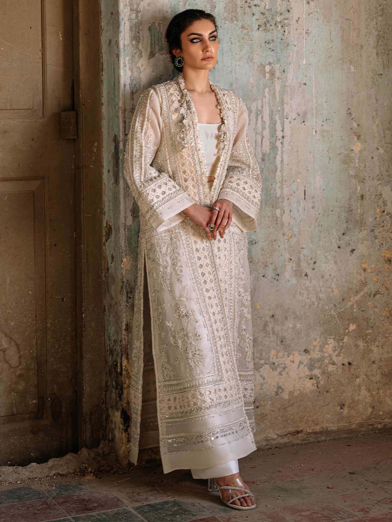 BORGIA COAT, BLOUSE & TAPERED TROUSERS - Image 4