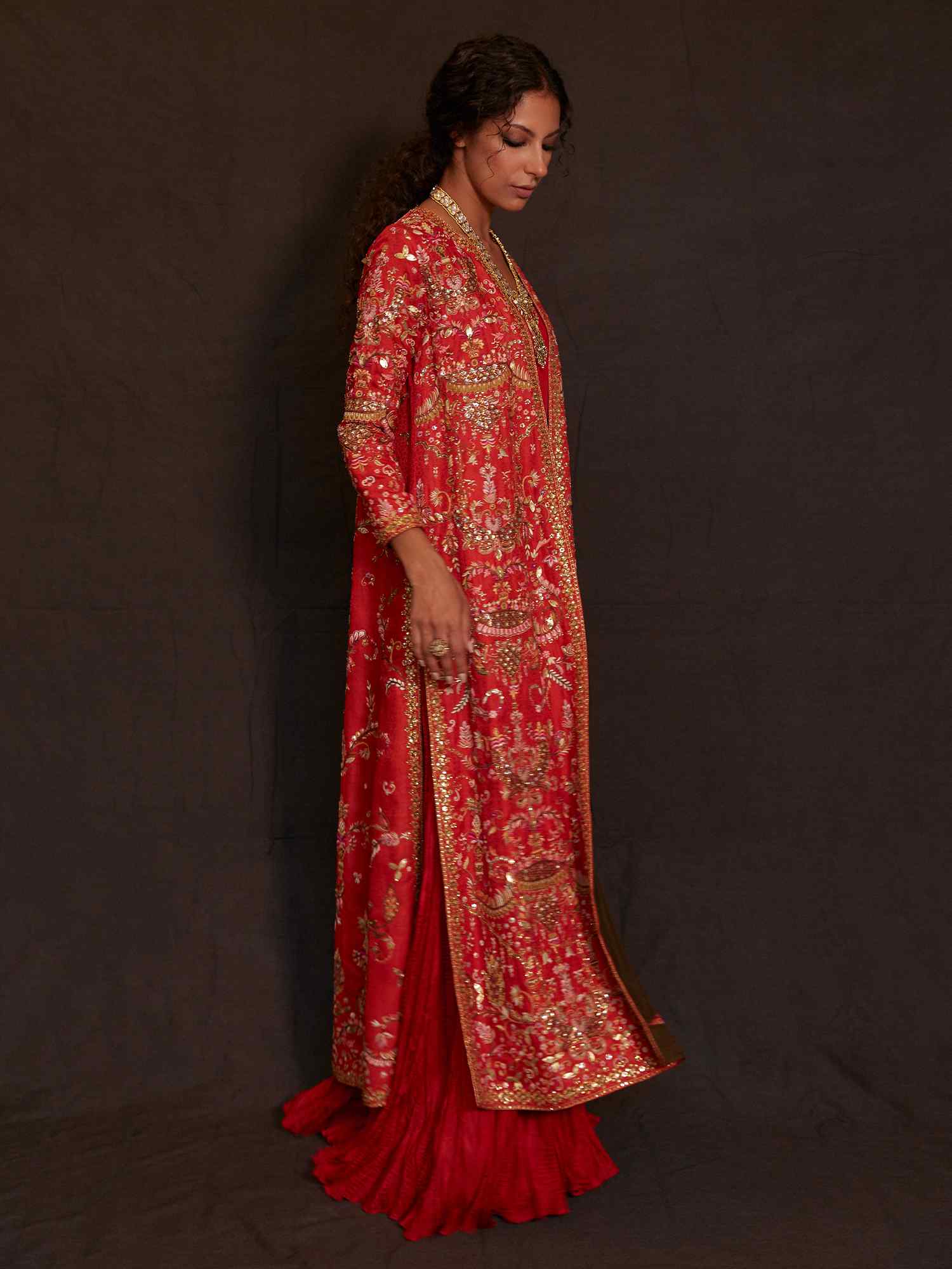 BORGIA COAT & CRUSHED INNER DRESS - Image 5