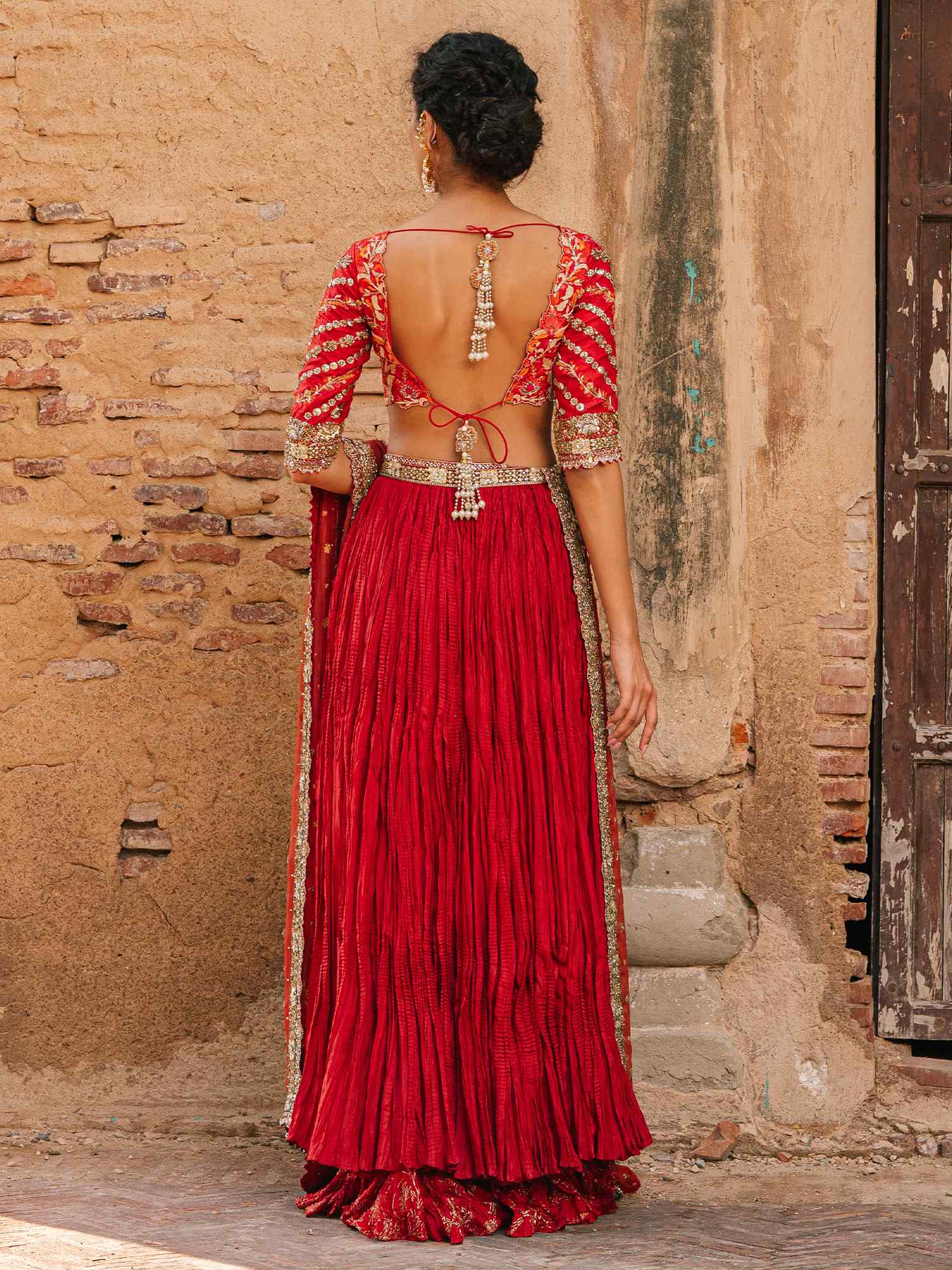 BLOUSE, LEHENGA & DUPATTA - Image 3