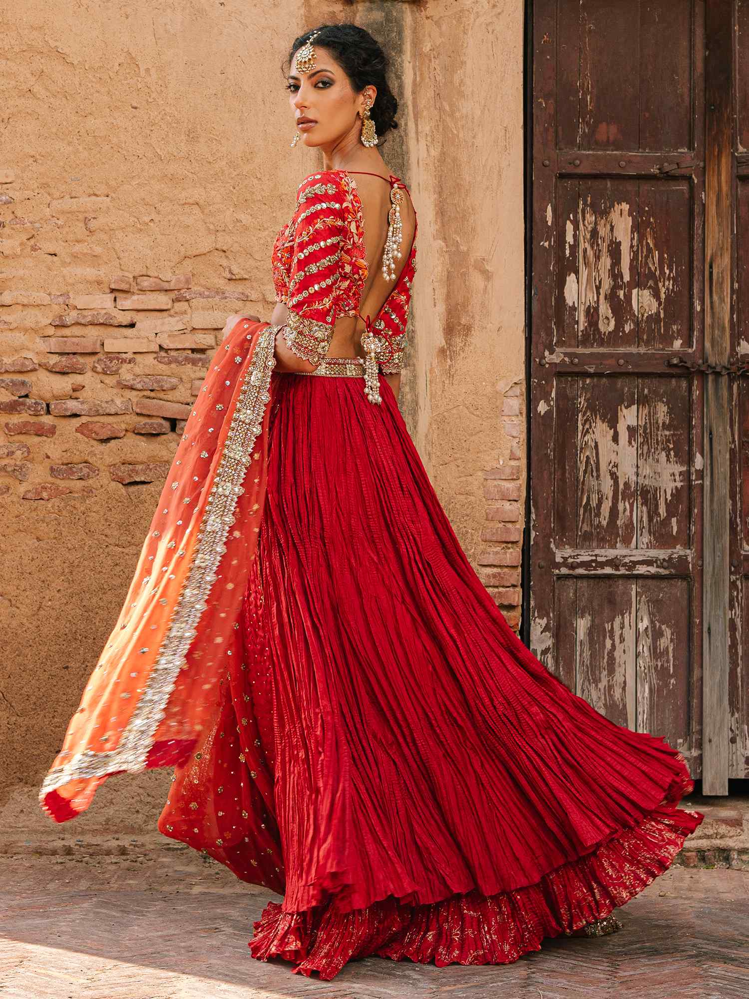 BLOUSE, LEHENGA & DUPATTA - Image 4