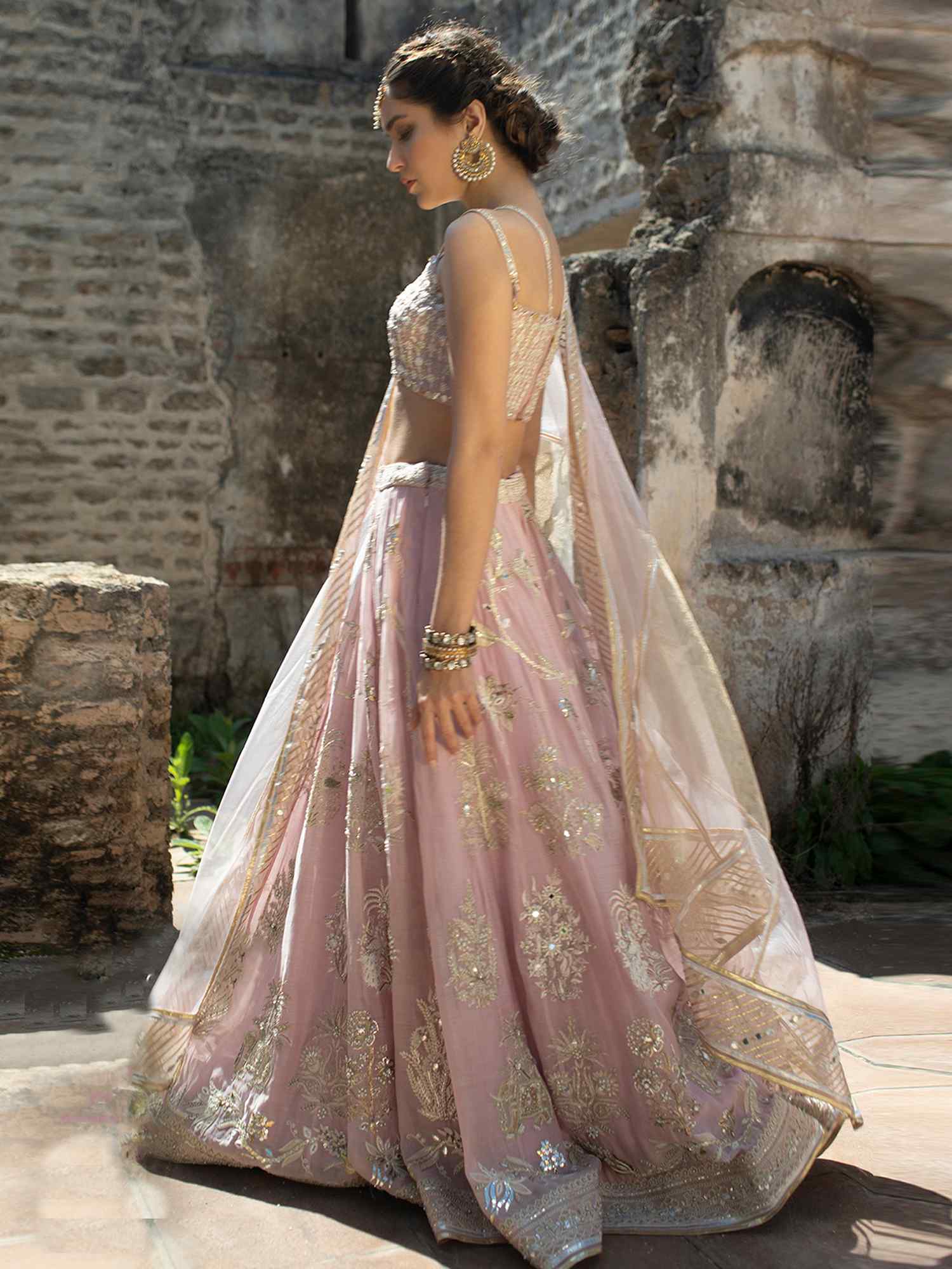BLOUSE, LEHENGA & DUPATTA - Image 3