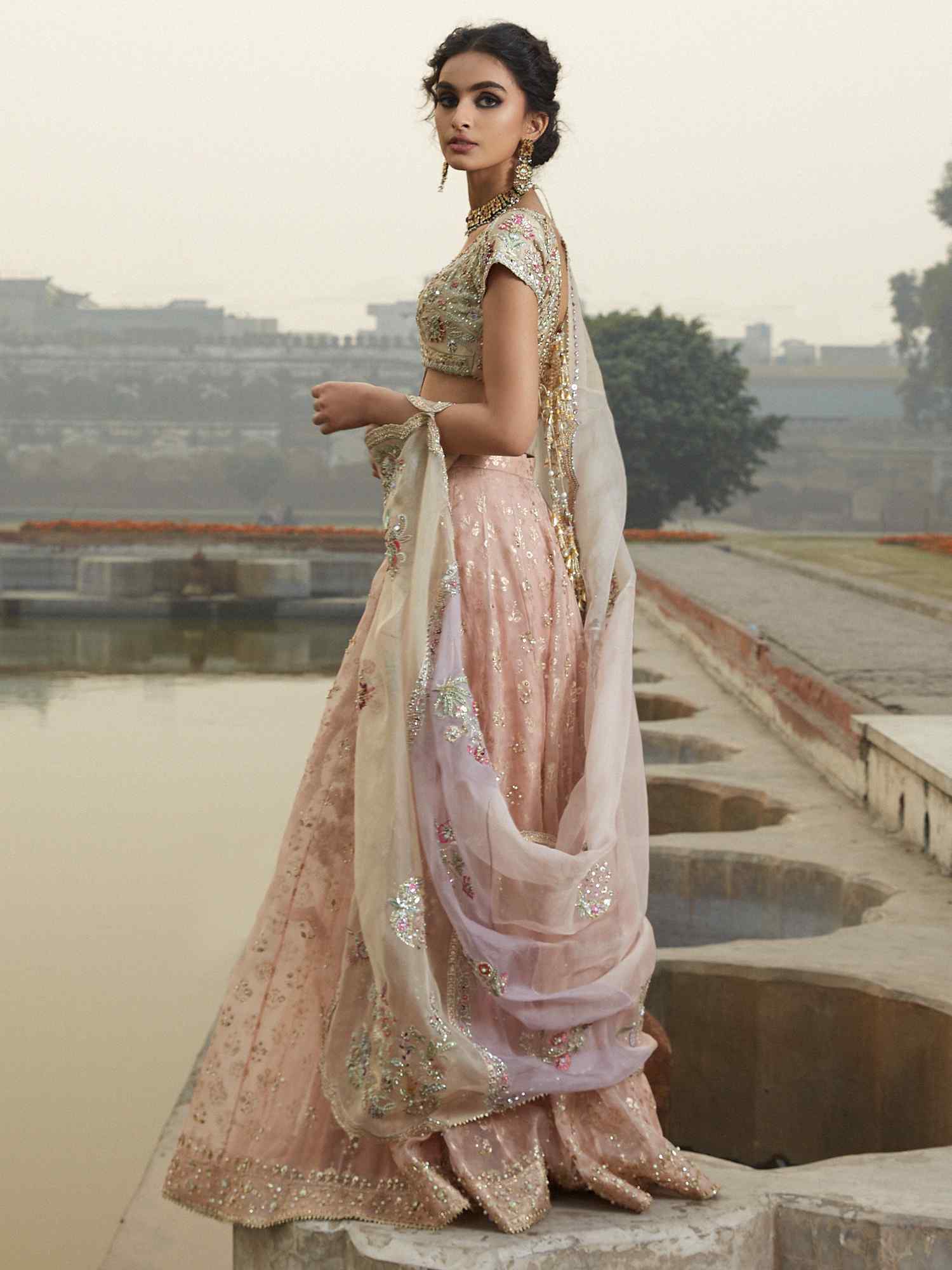 BLOUSE, LEHENGA & DUPATTA - Image 3