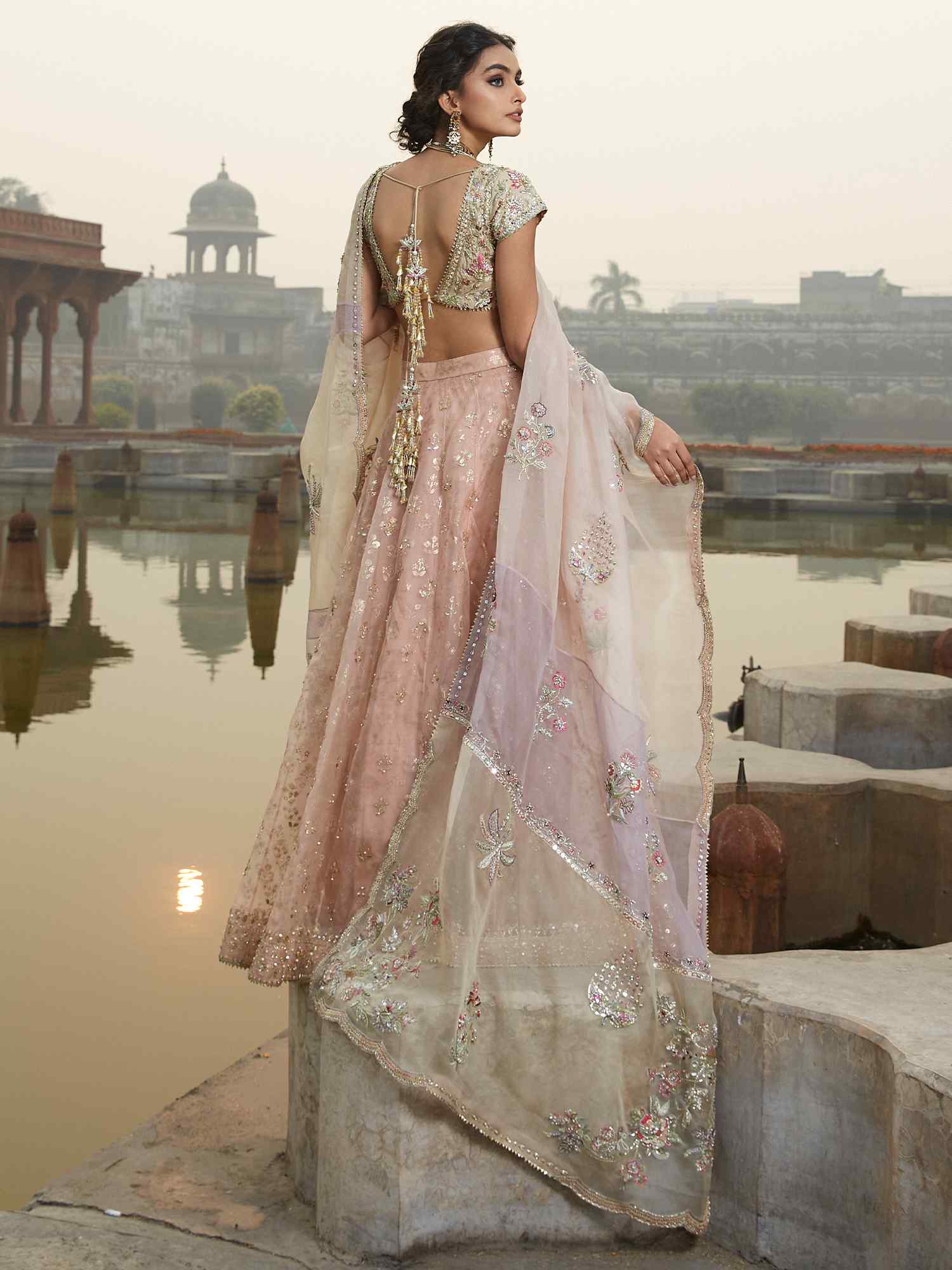 BLOUSE, LEHENGA & DUPATTA - Image 4