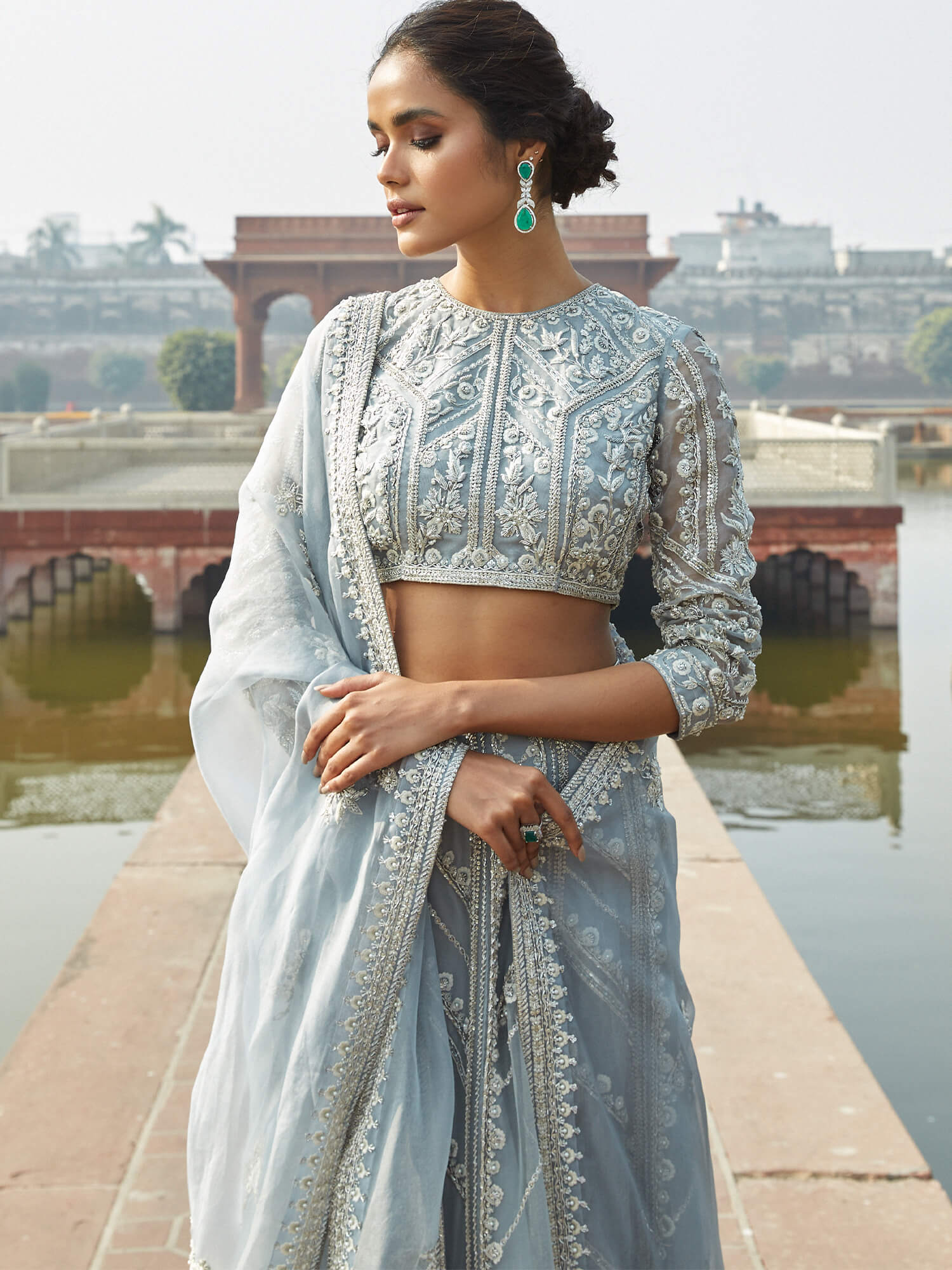 BLOUSE, LEHENGA & DUPATTA - Image 3