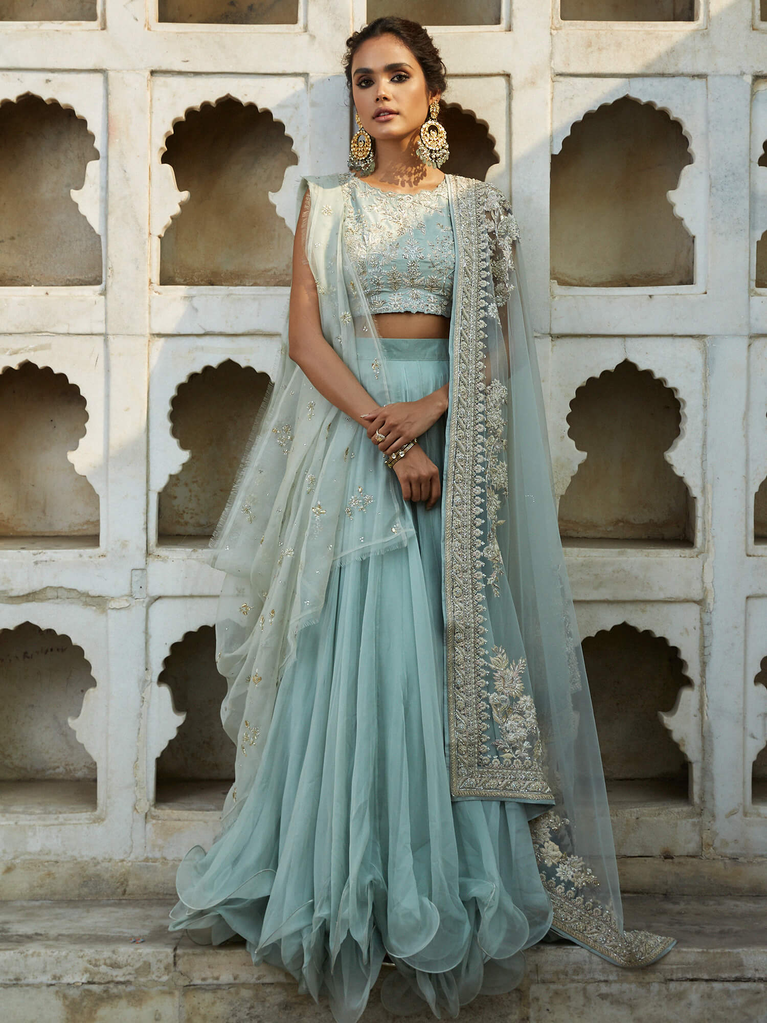 BLOUSE, LEHENGA & DUPATTA - Image 3