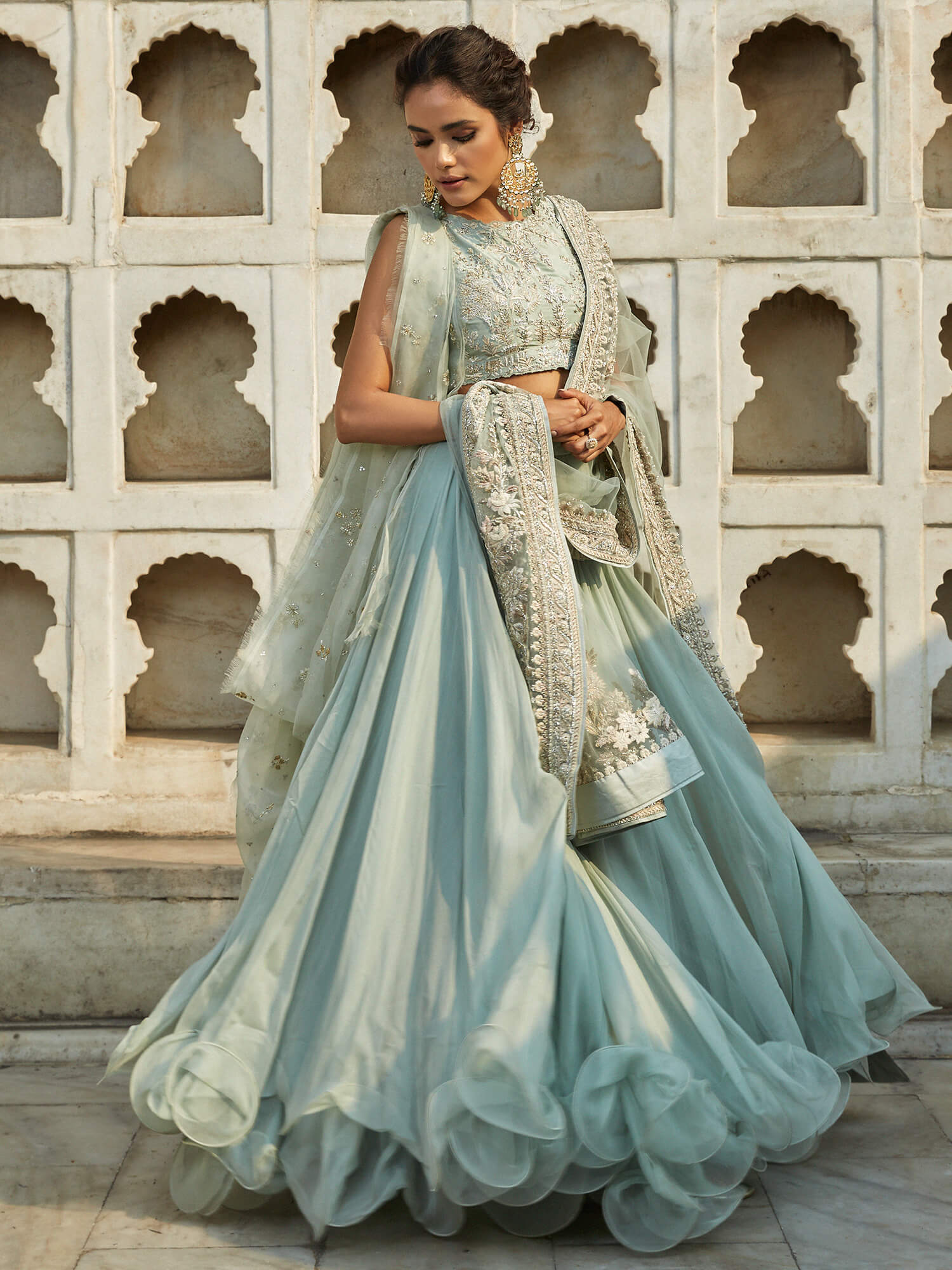 BLOUSE, LEHENGA & DUPATTA - Image 4