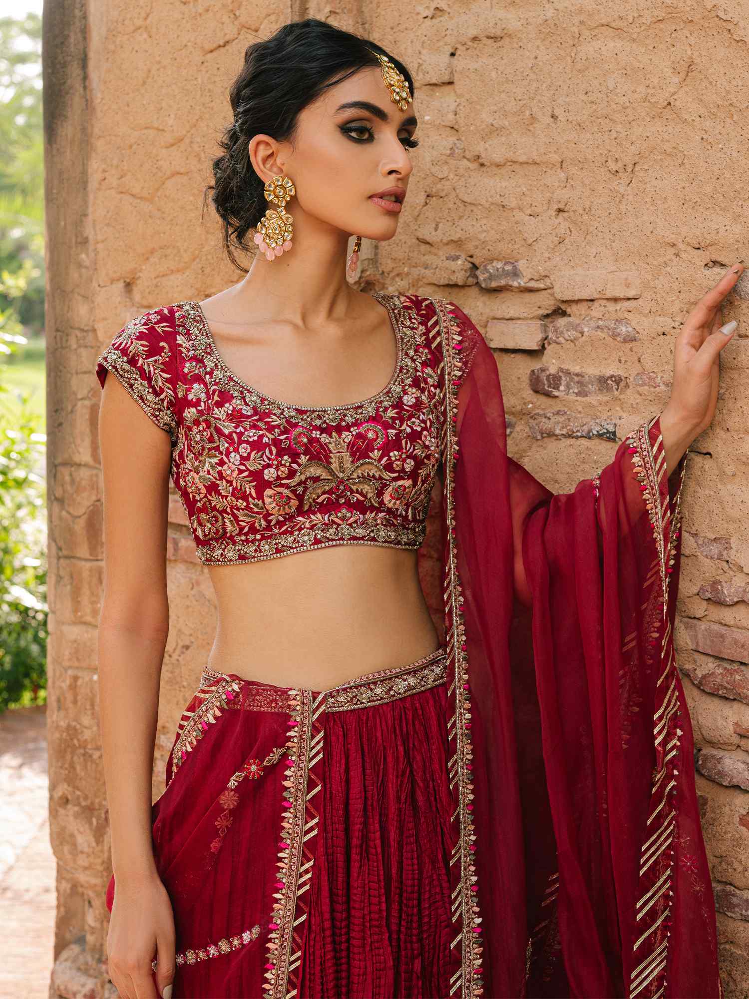 BLOUSE, LEHENGA & DUPATTA - Image 2