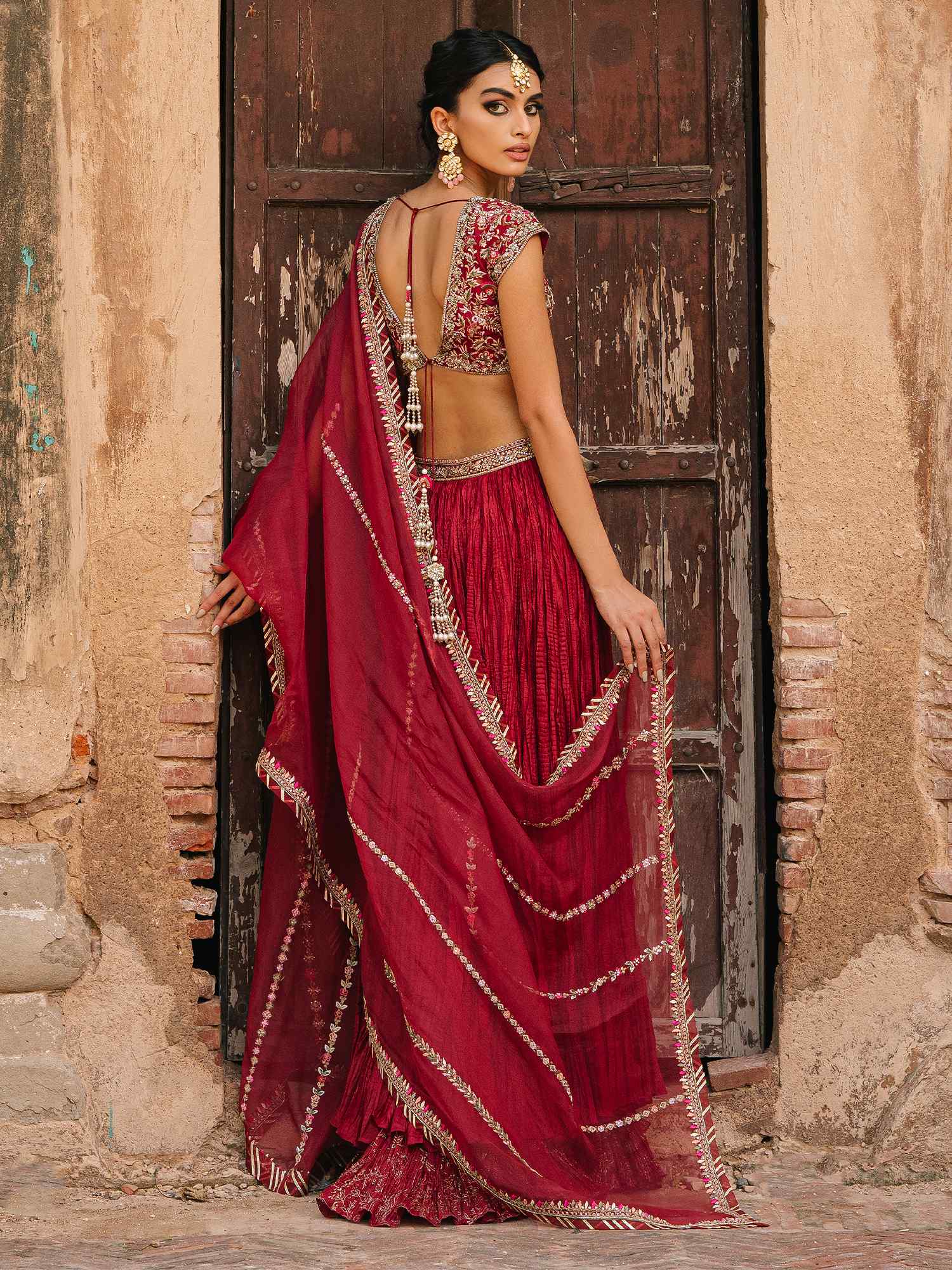 BLOUSE, LEHENGA & DUPATTA - Image 4