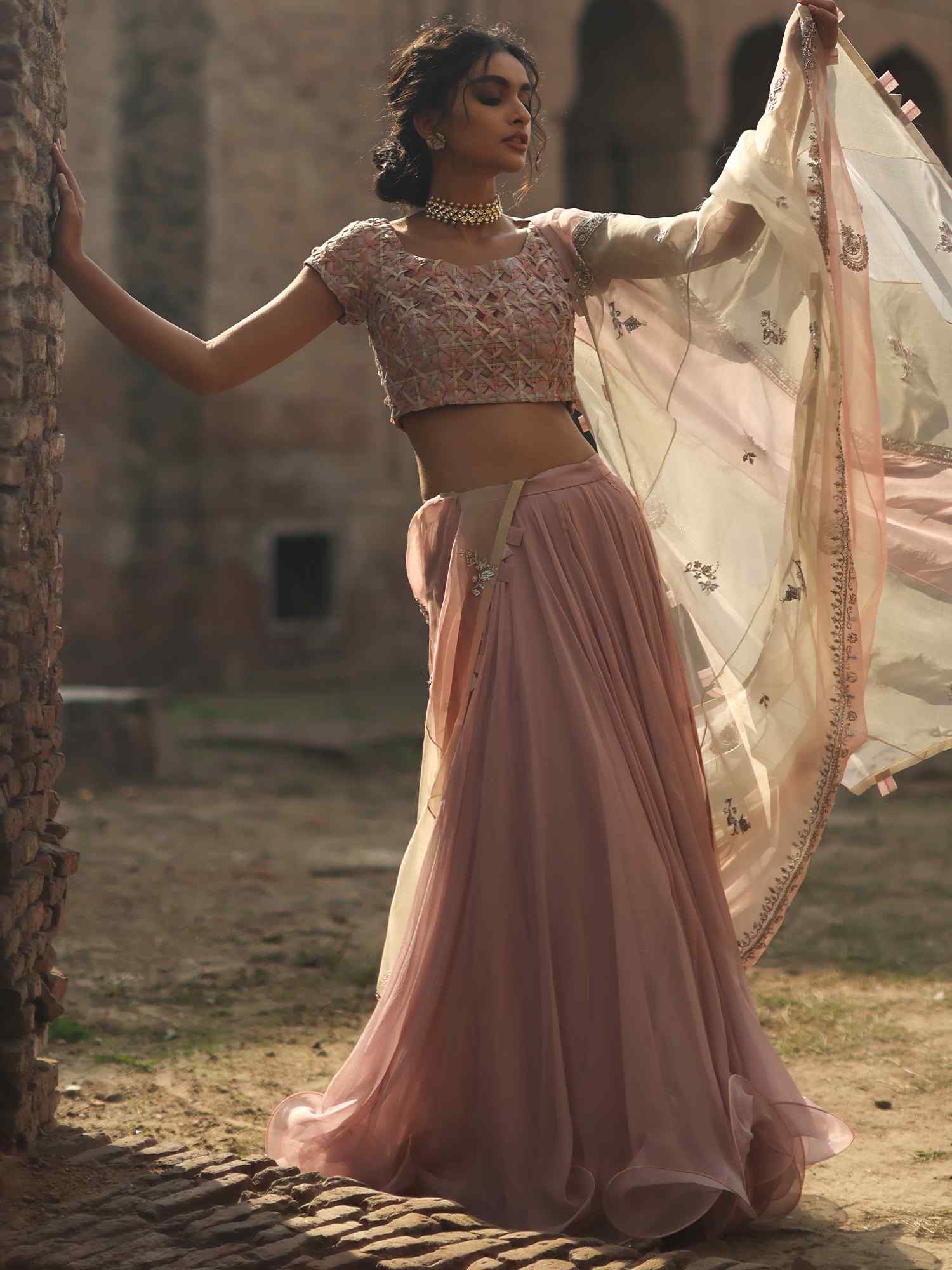 BLOUSE, LEHENGA & DUPATTA - Image 3