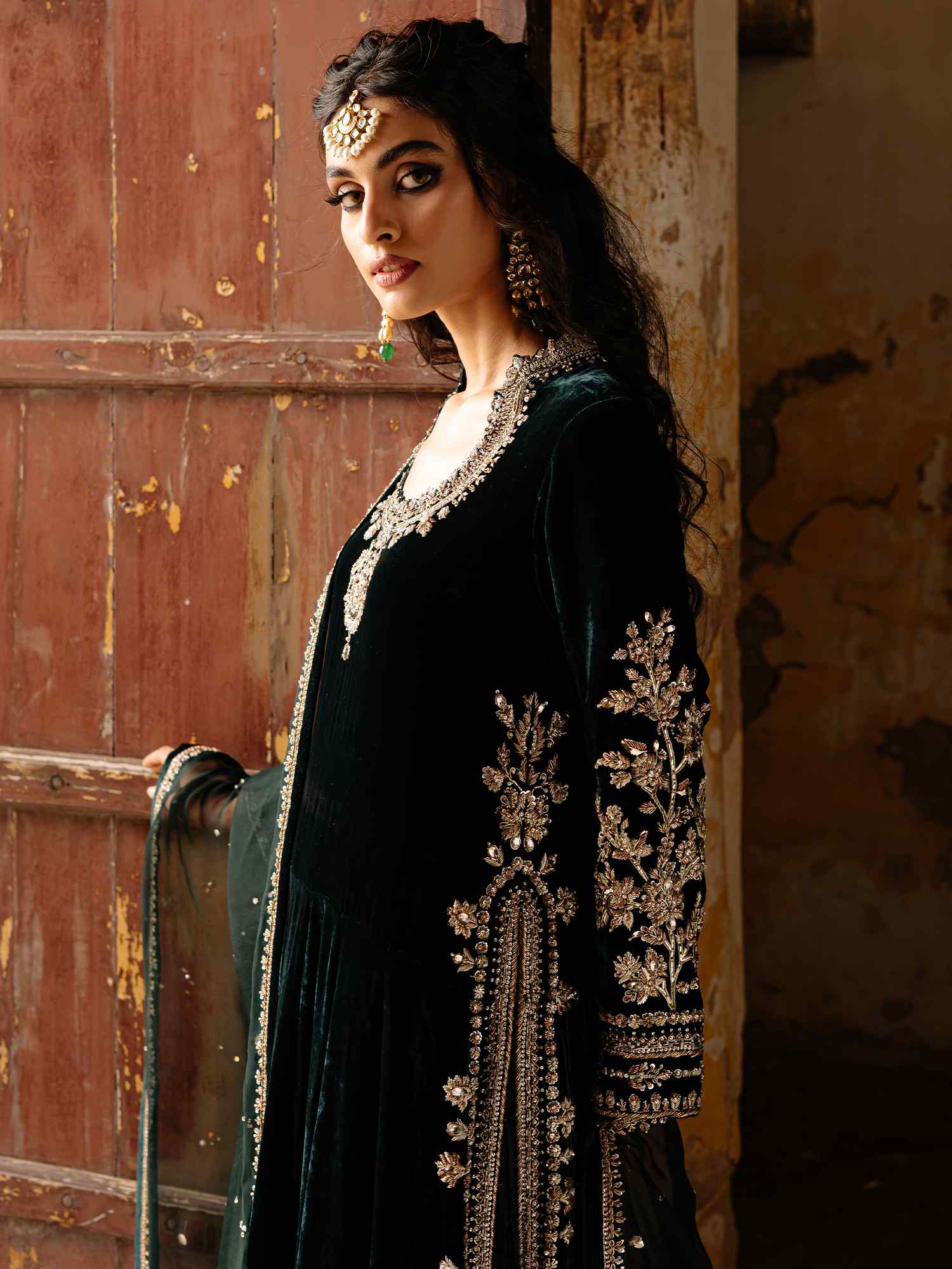 DROP WAIST, LEHENGA & DUPATTA - Image 3