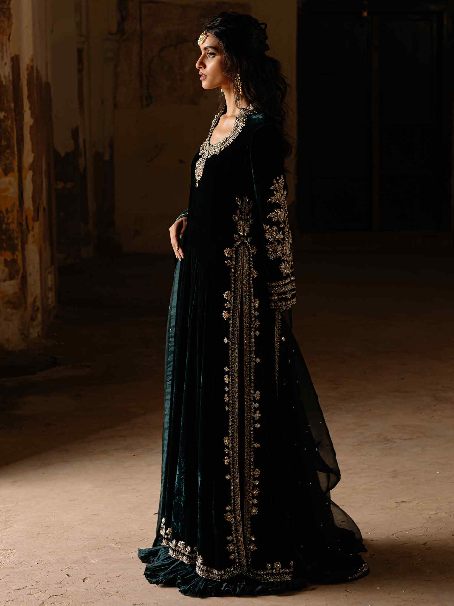 DROP WAIST, LEHENGA & DUPATTA - Image 4