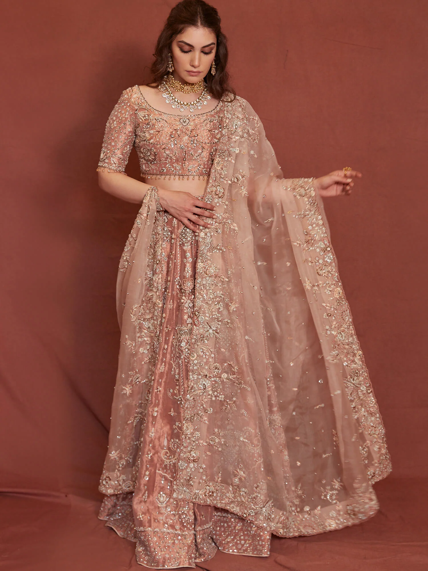 BLOUSE, LEHENGA & DUPATTA - Image 3