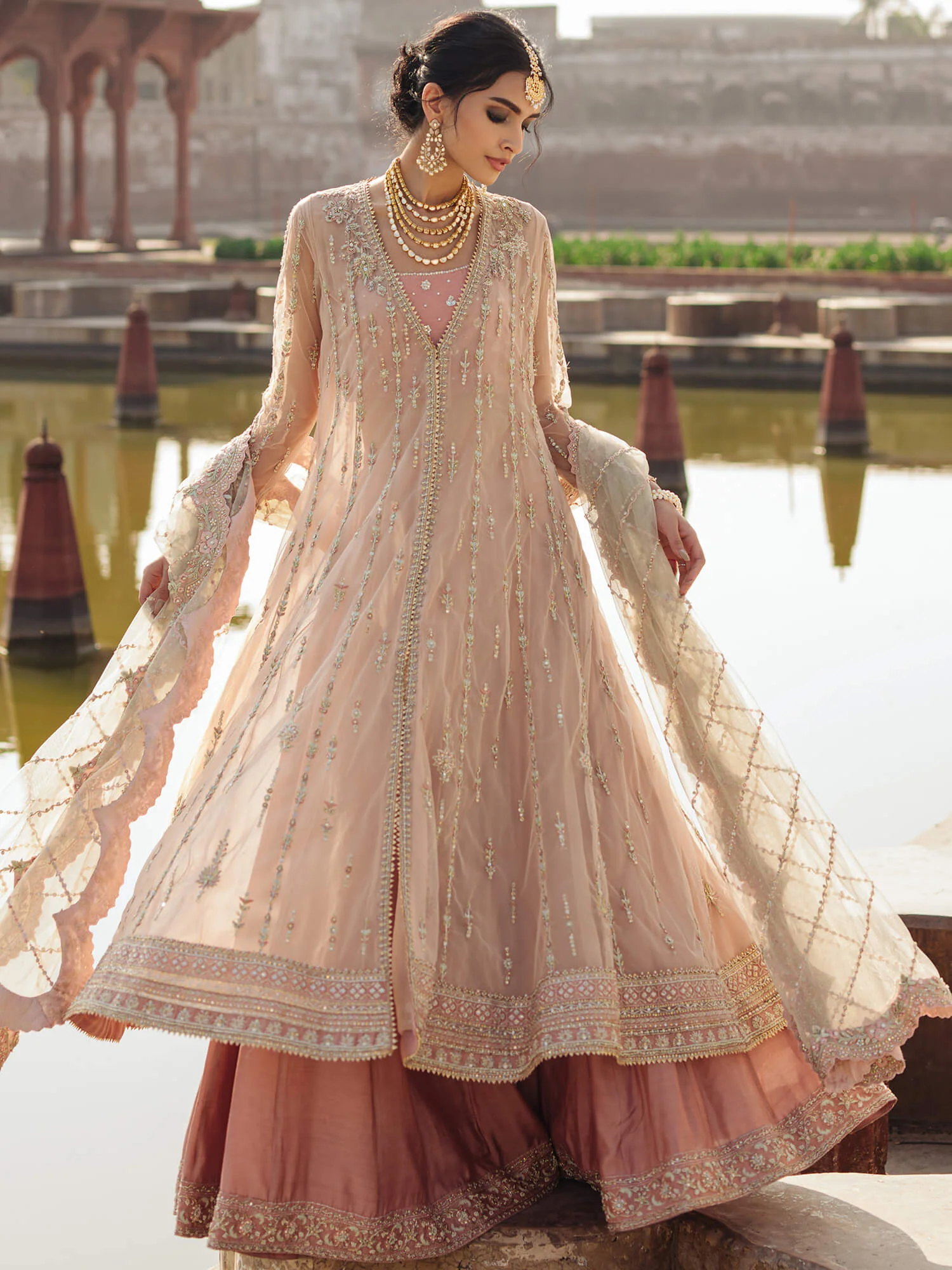 KALIDAR, BLOUSE, LEHENGA & DUPATTA - Image 3