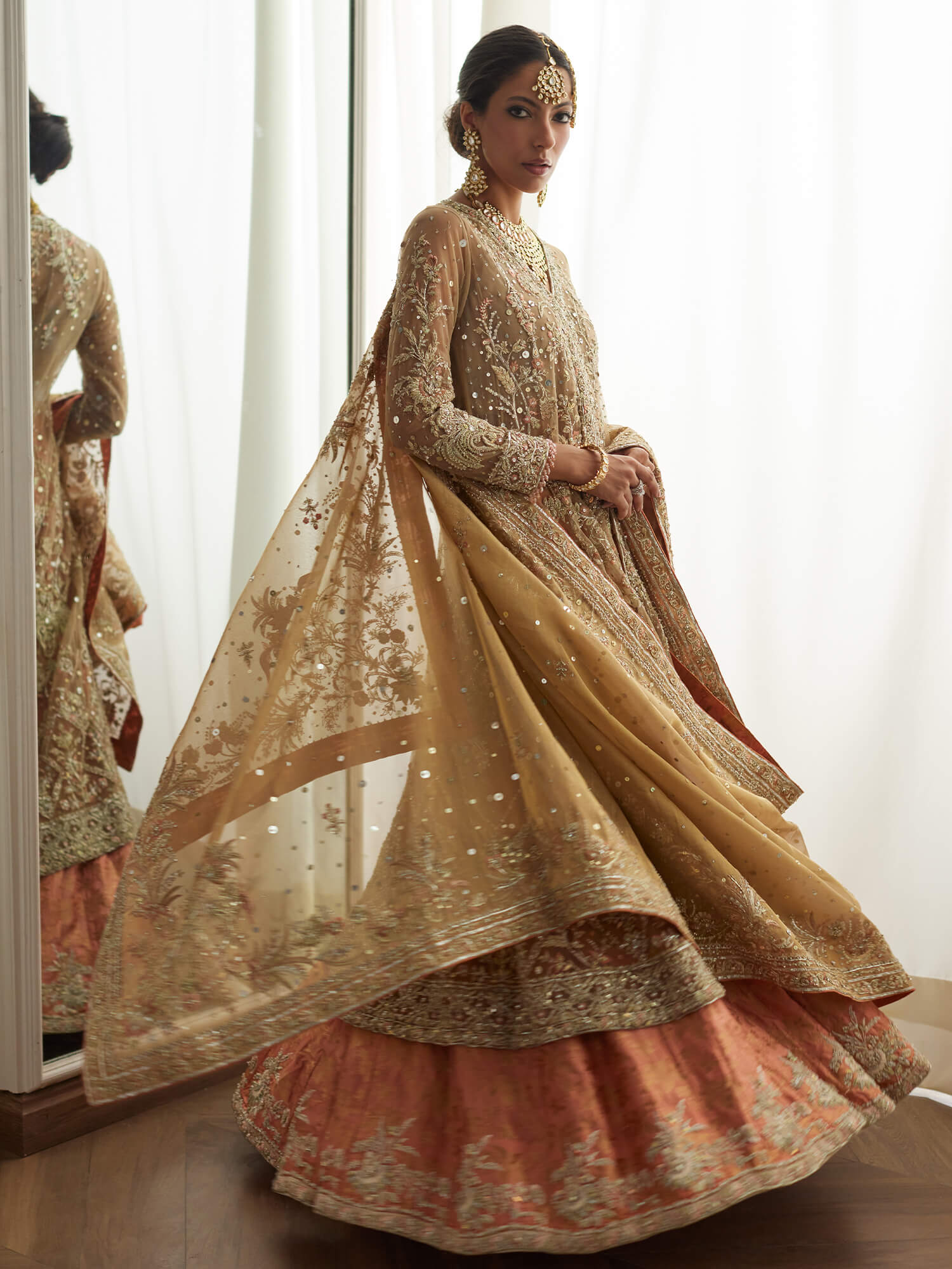 KALIDAR, BLOUSE, LEHENGA & DUPATTA - Image 3