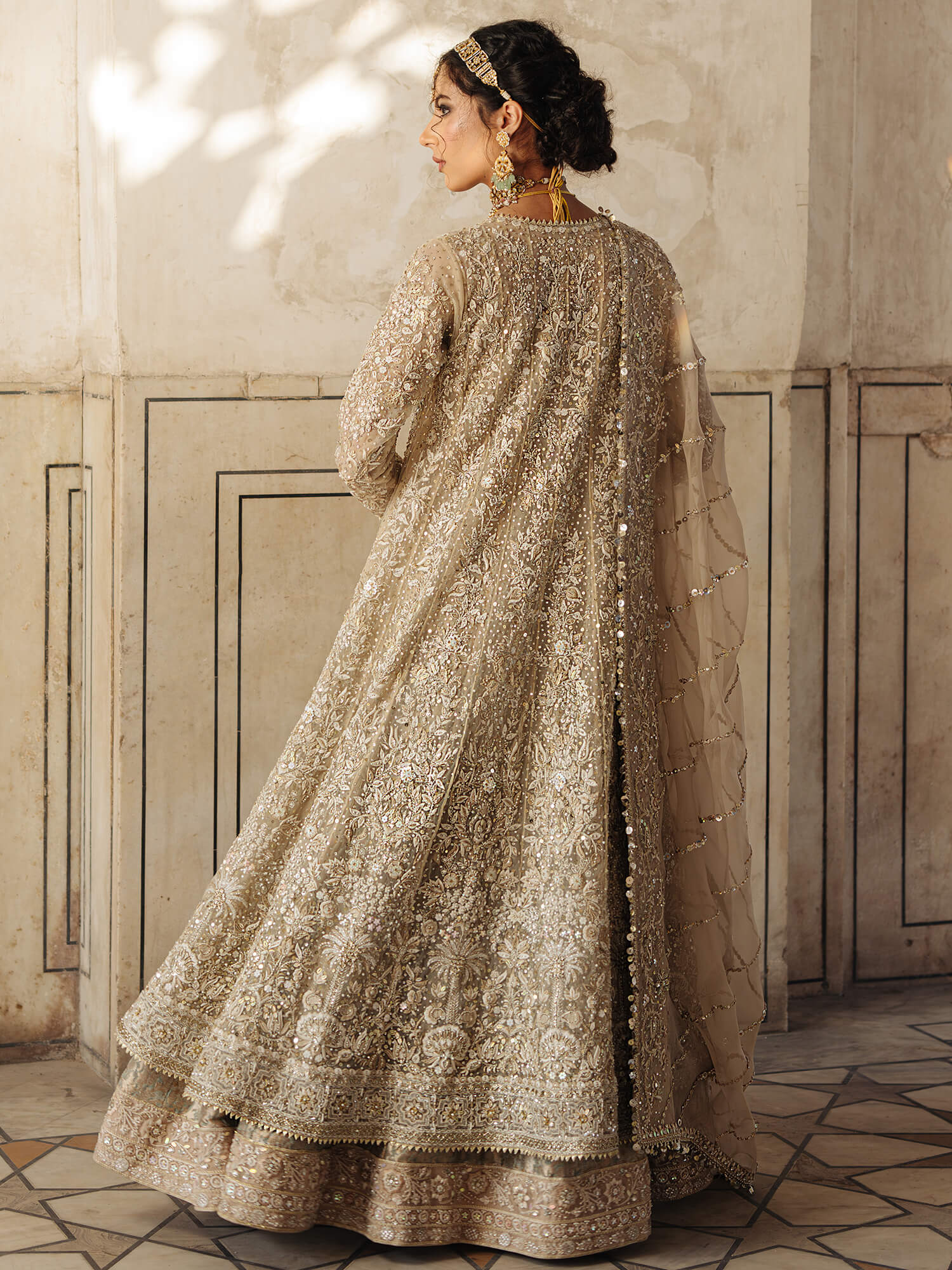 KALIDAR, BLOUSE, LEHENGA & DUPATTA - Image 4