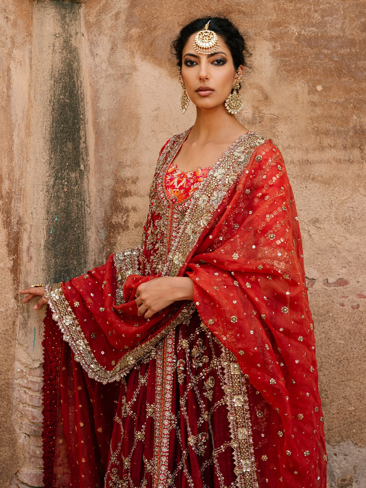 KALIDAR, BLOUSE, GHAGRA & DUPATTA - Image 3