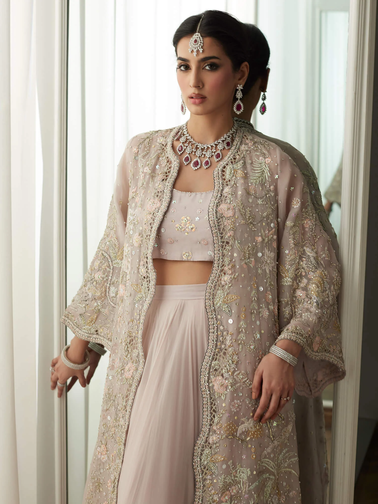 NEHA, BLOUSE & SWIRLY LEHENGA - Image 2