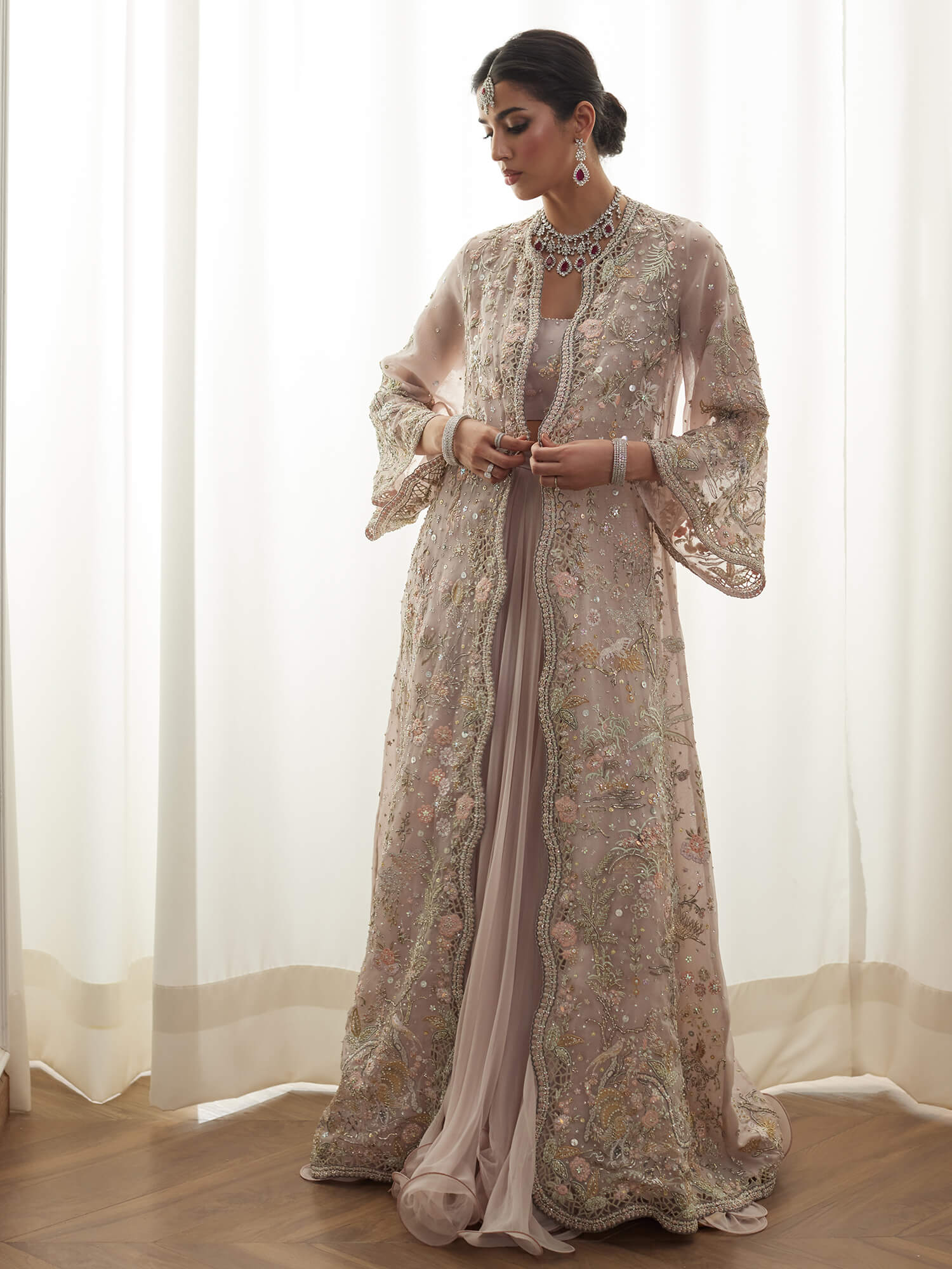 NEHA, BLOUSE & SWIRLY LEHENGA - Image 3