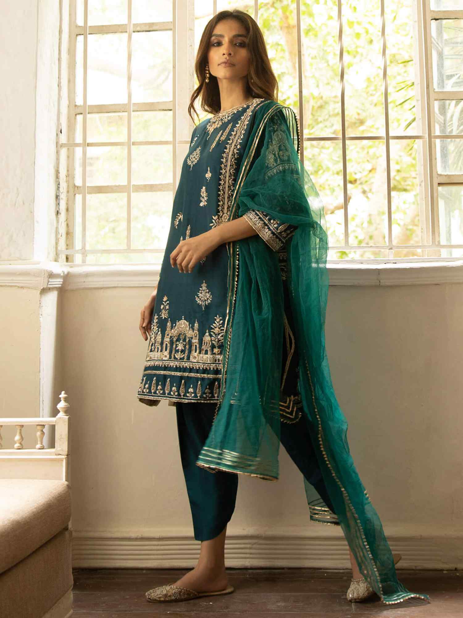 NIMR, DUPATTA & SKINNY SHALWAR - Image 3