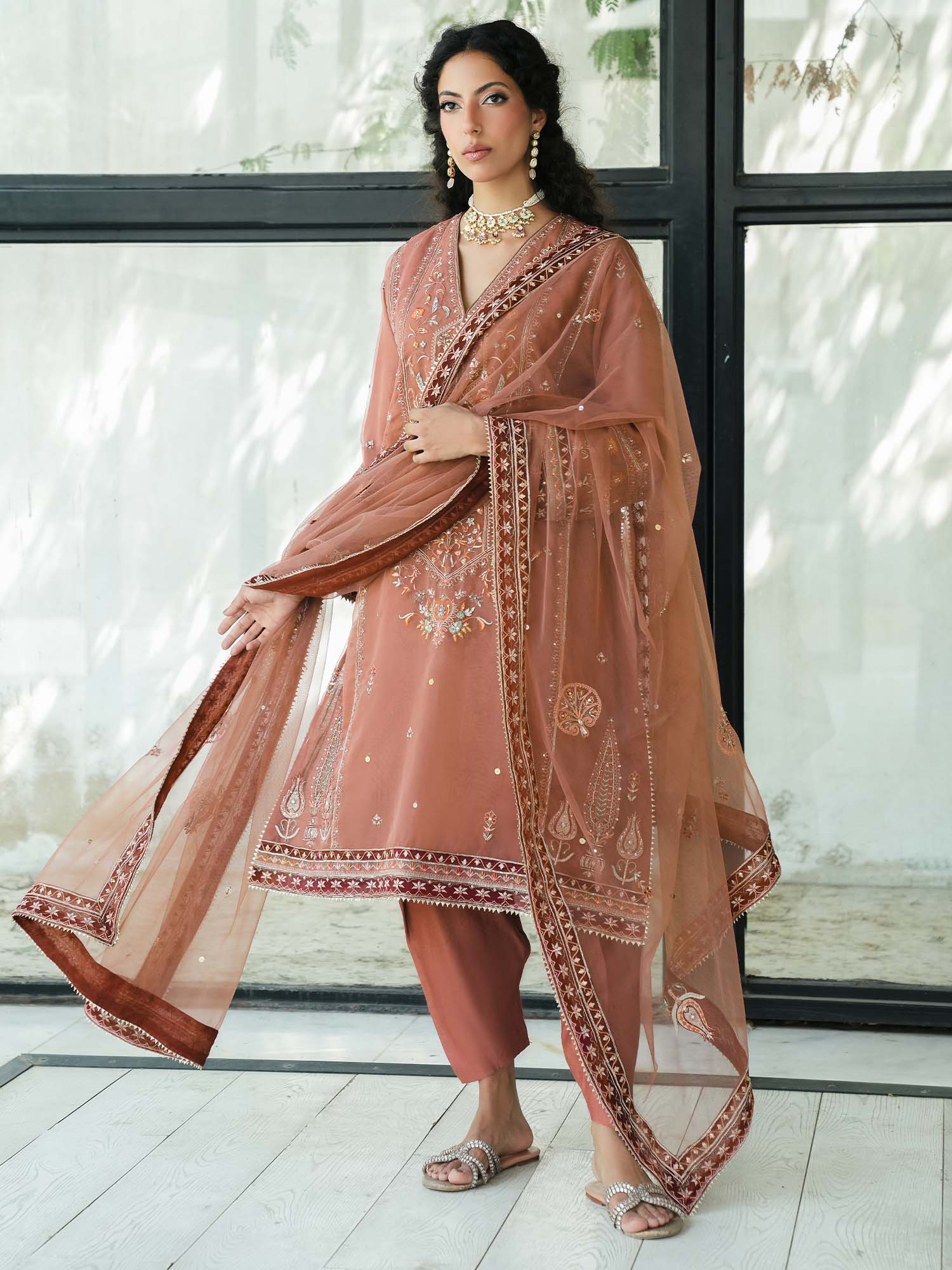 NIMR, SKINNY SHALWAR & DUPATTA - Image 4