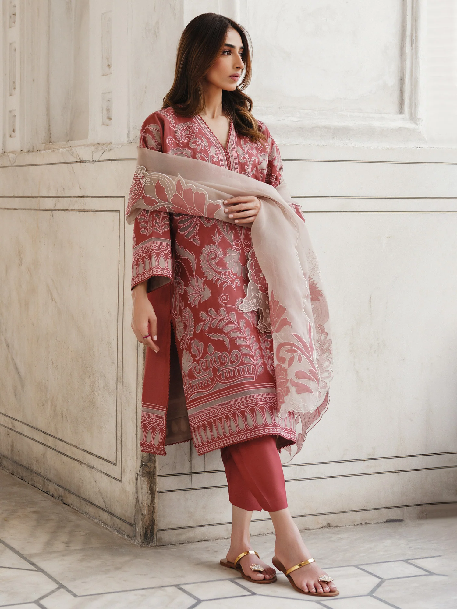 NIMR, SKINNY SHALWAR & DUPATTA - Image 2