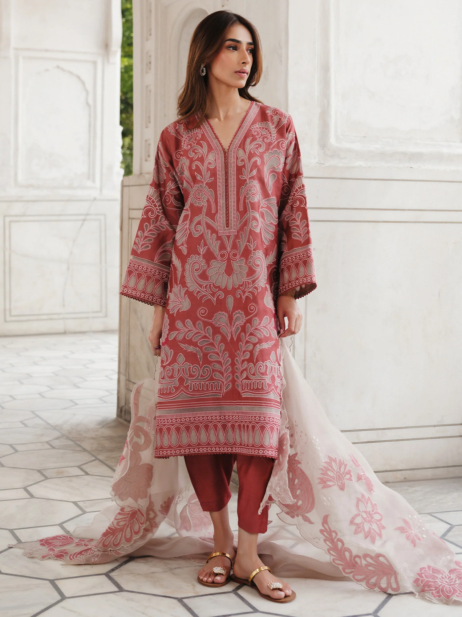 NIMR, SKINNY SHALWAR & DUPATTA - Image 3