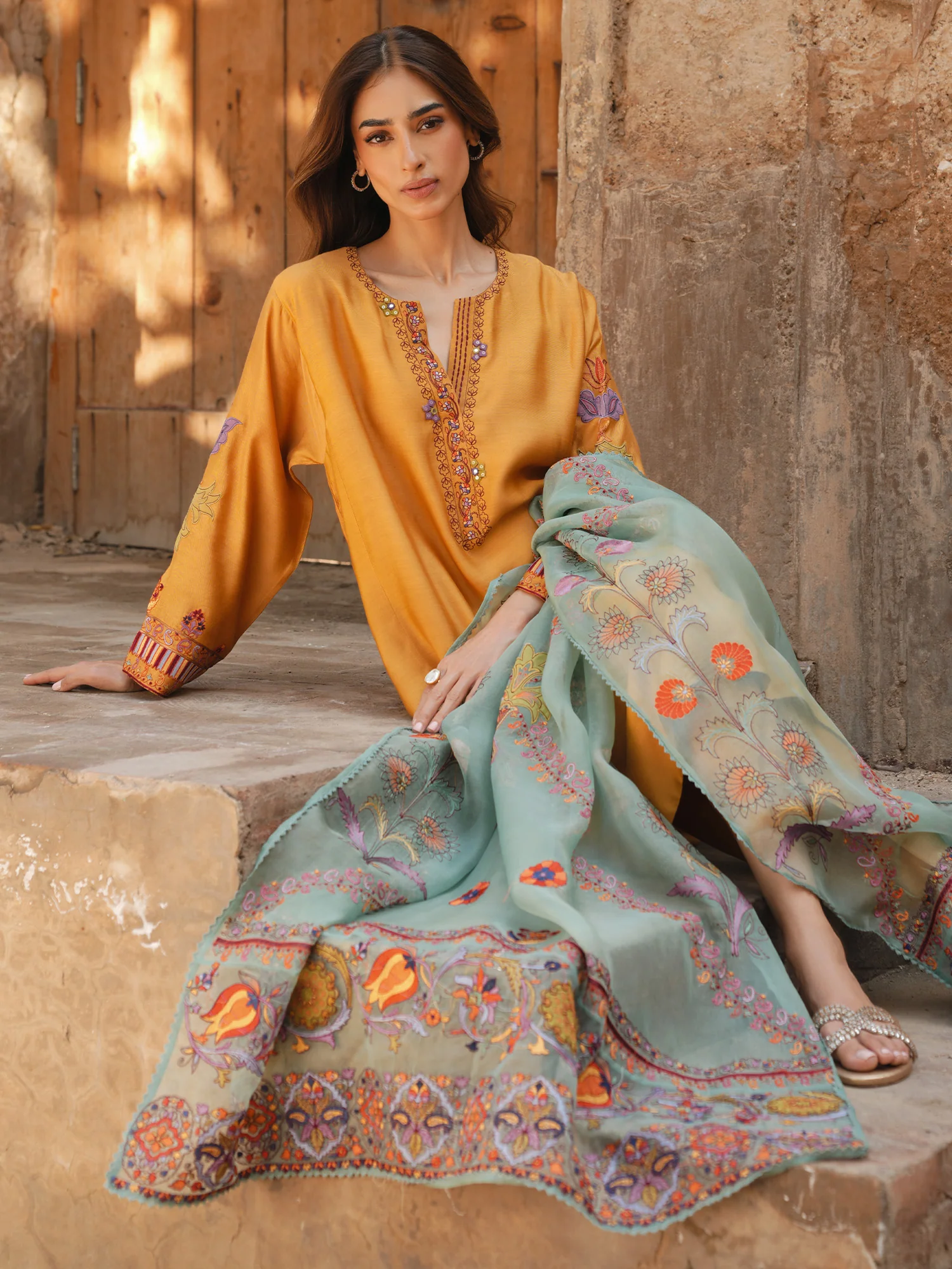 NIMR, SKINNY SHALWAR & DUPATTA - Image 2