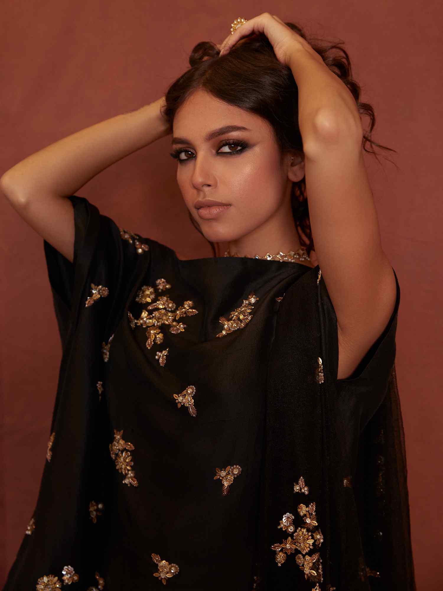 OFF SHOULDER, CULOTTES & DUPATTA - Image 2