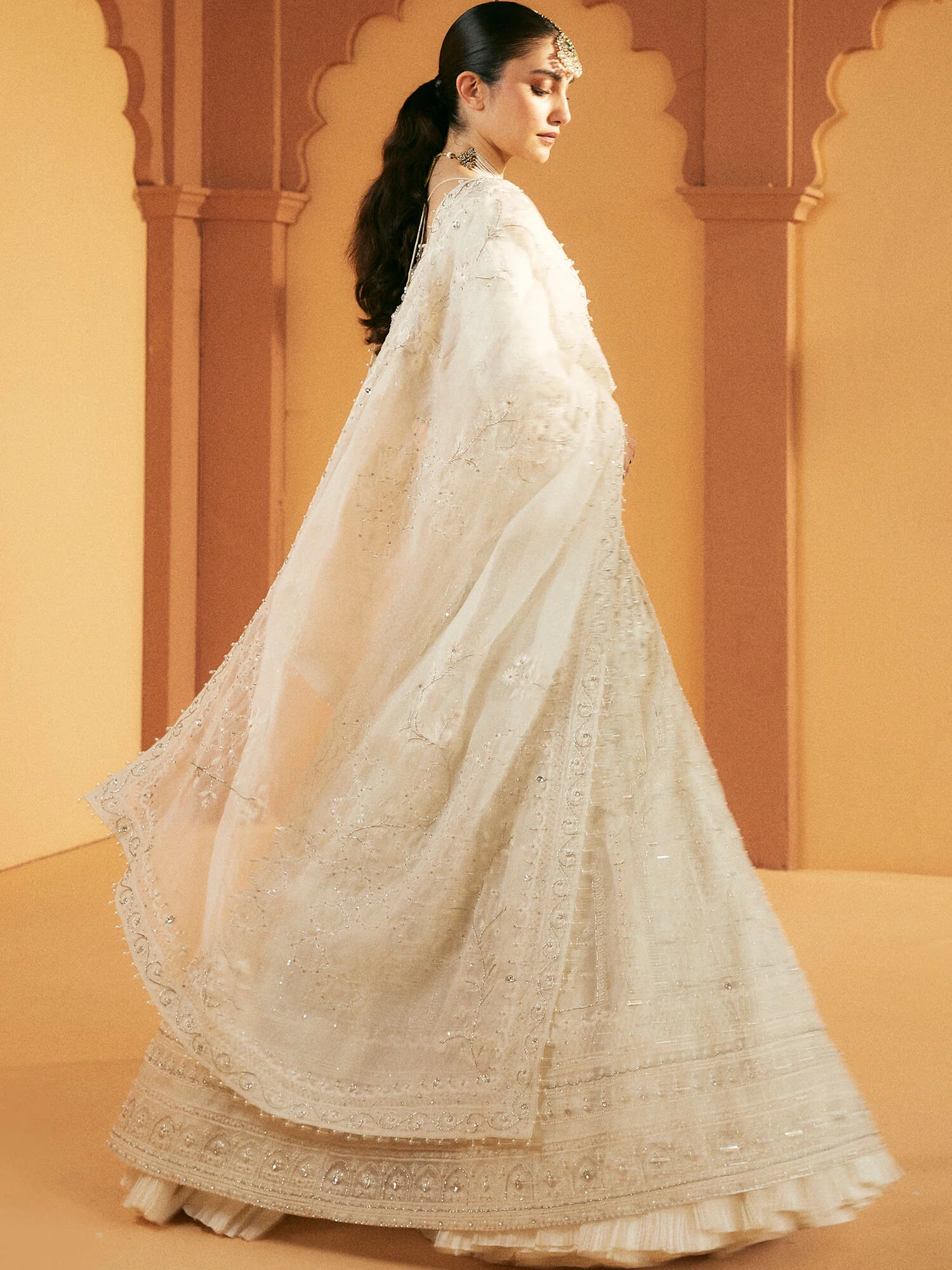 PESHWAS, CRUSHED LEHENGA & DUPATTA - Image 3