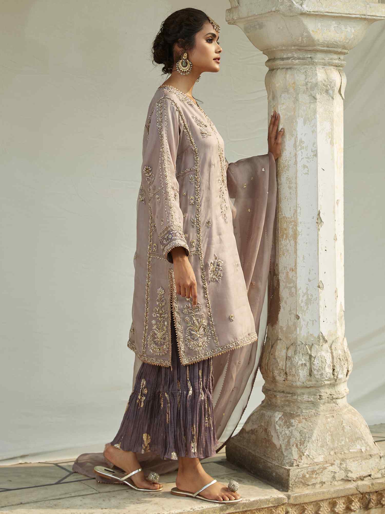 RAYA, CRUSHED IZAAR & DUPATTA - Image 3