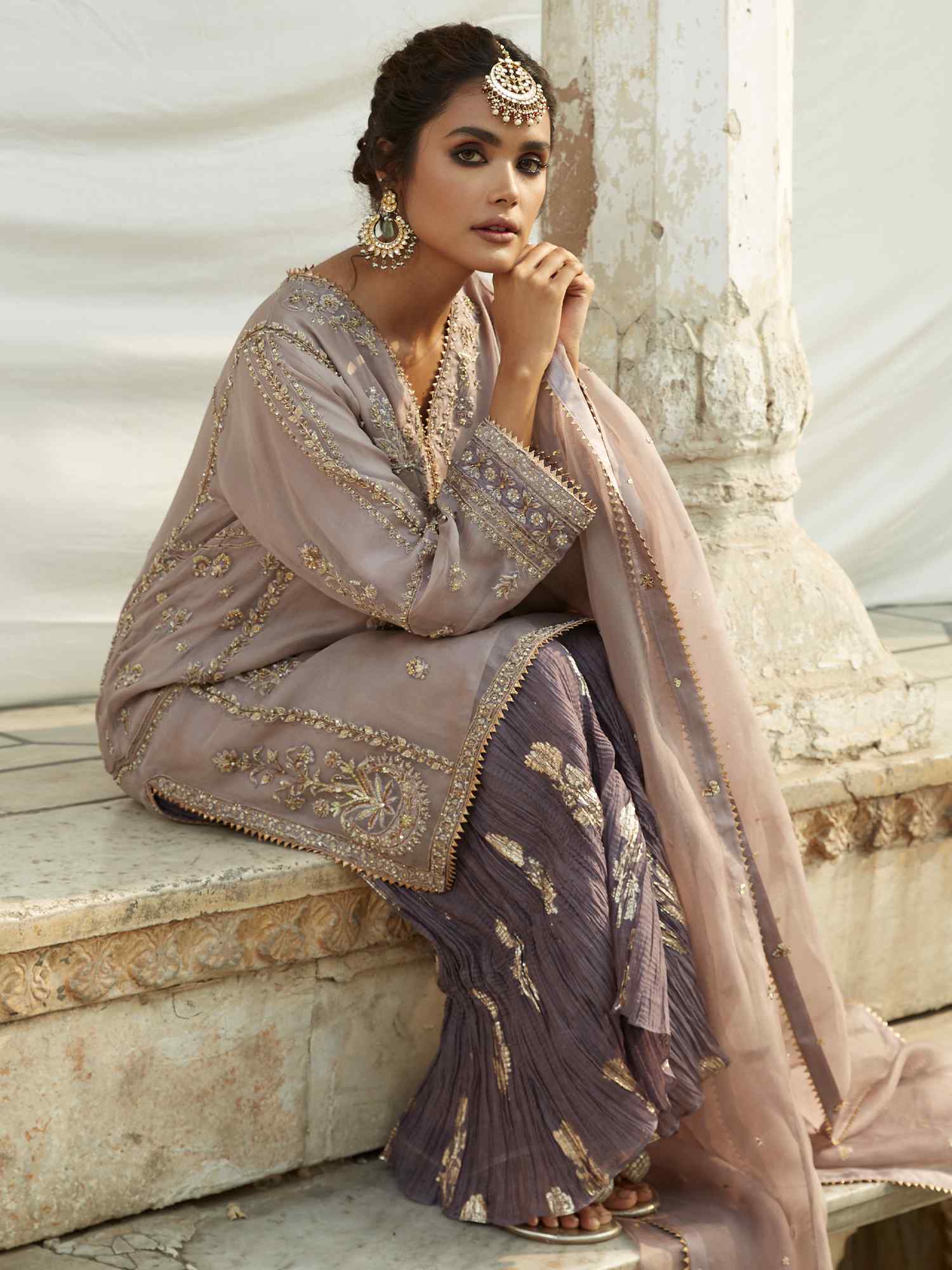 RAYA, CRUSHED IZAAR & DUPATTA - Image 5