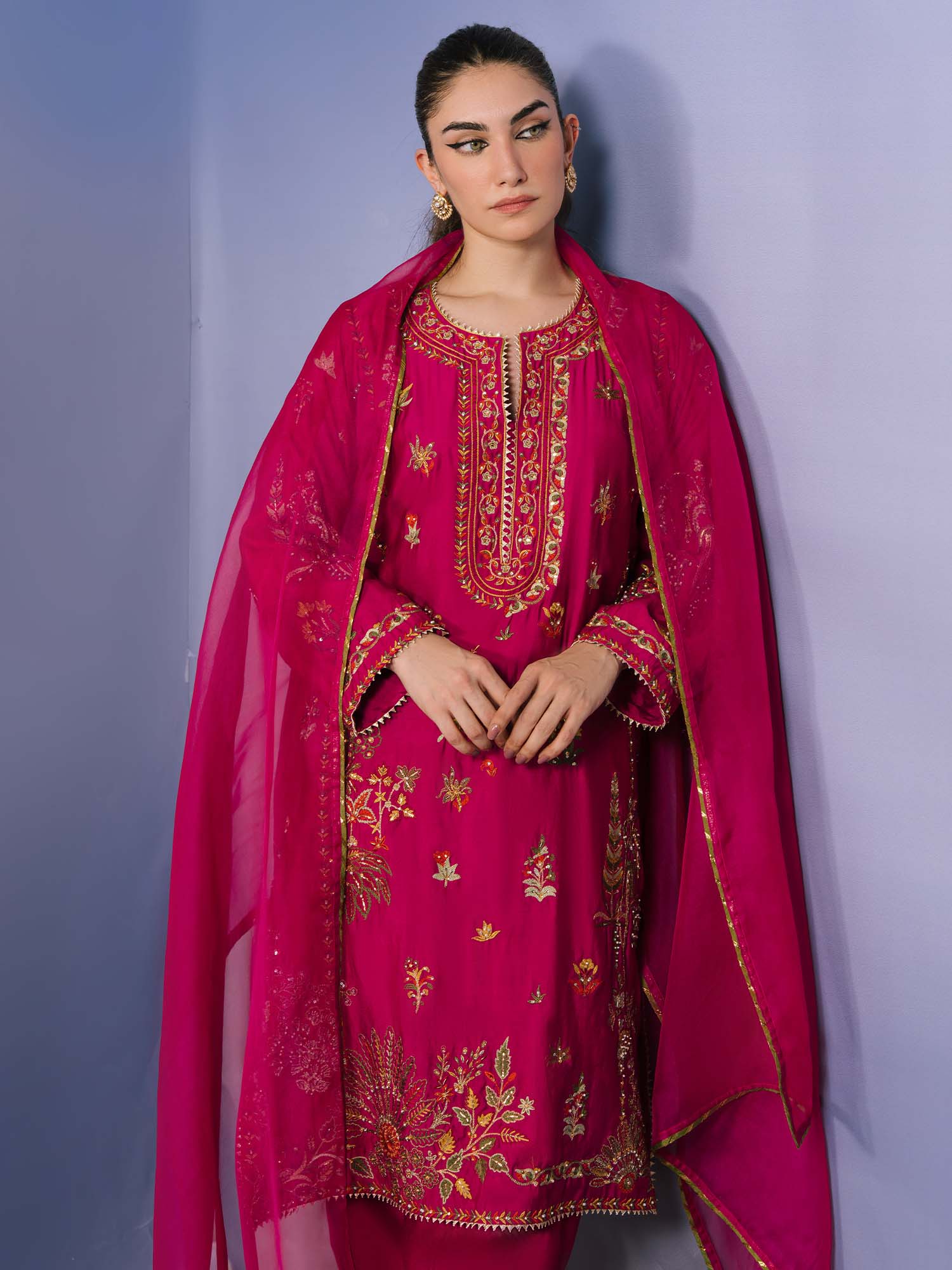 RAYA, SKINNY SHALWAR & DUPATTA - Image 4