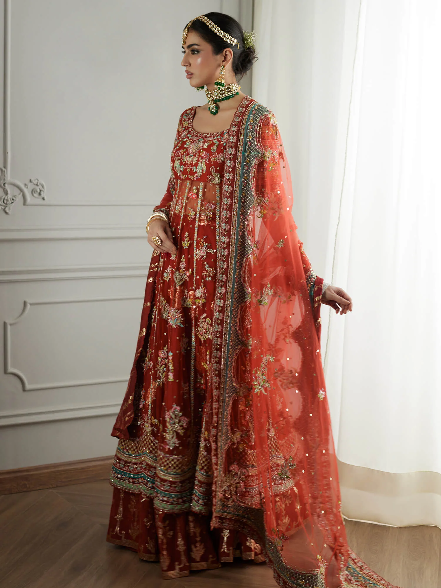 RUMI PESHWAS, LEHENGA & DUPATTA - Image 3