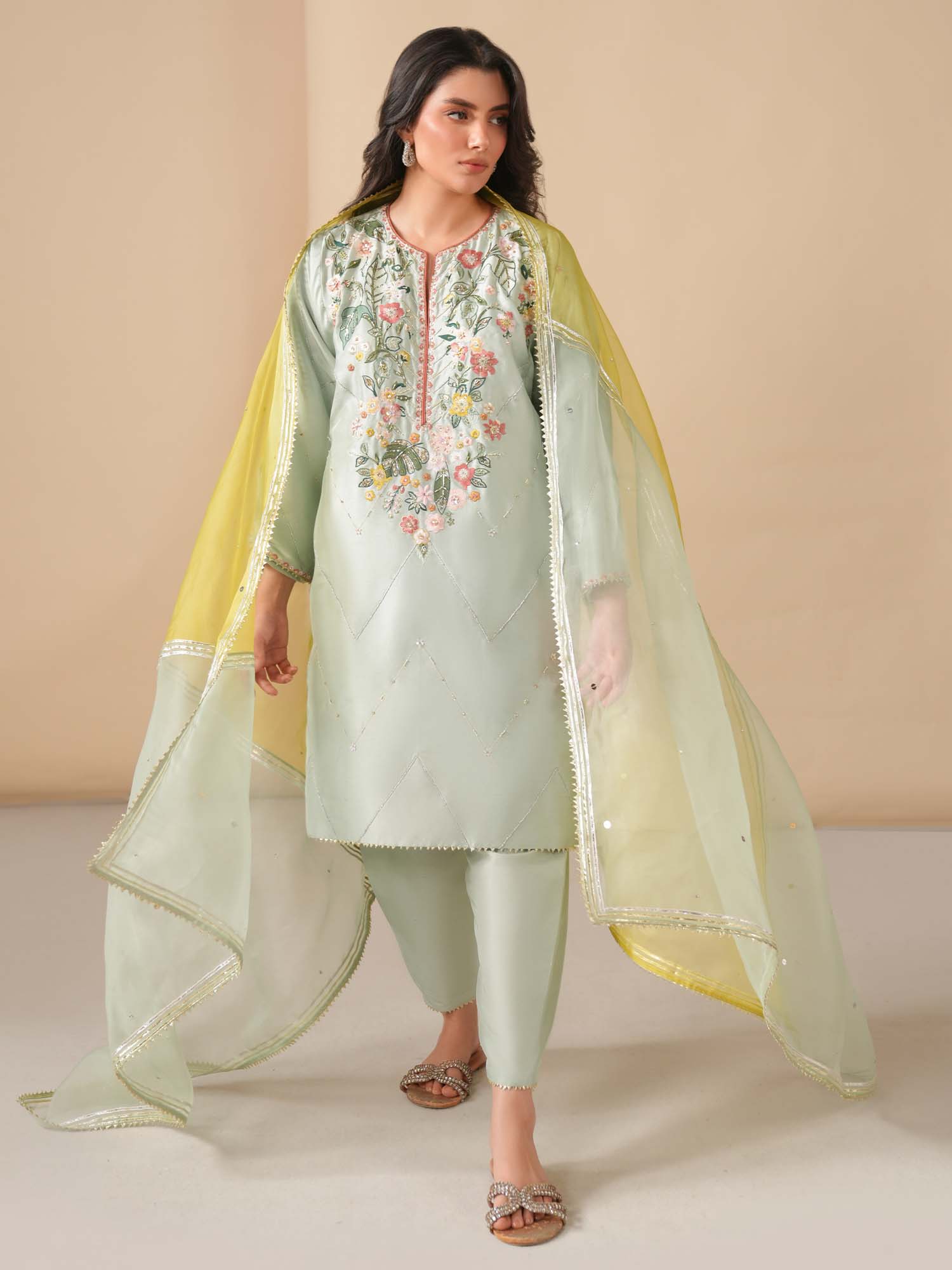RAYA, SKINNY SHALWAR & DUPATTA - Image 3